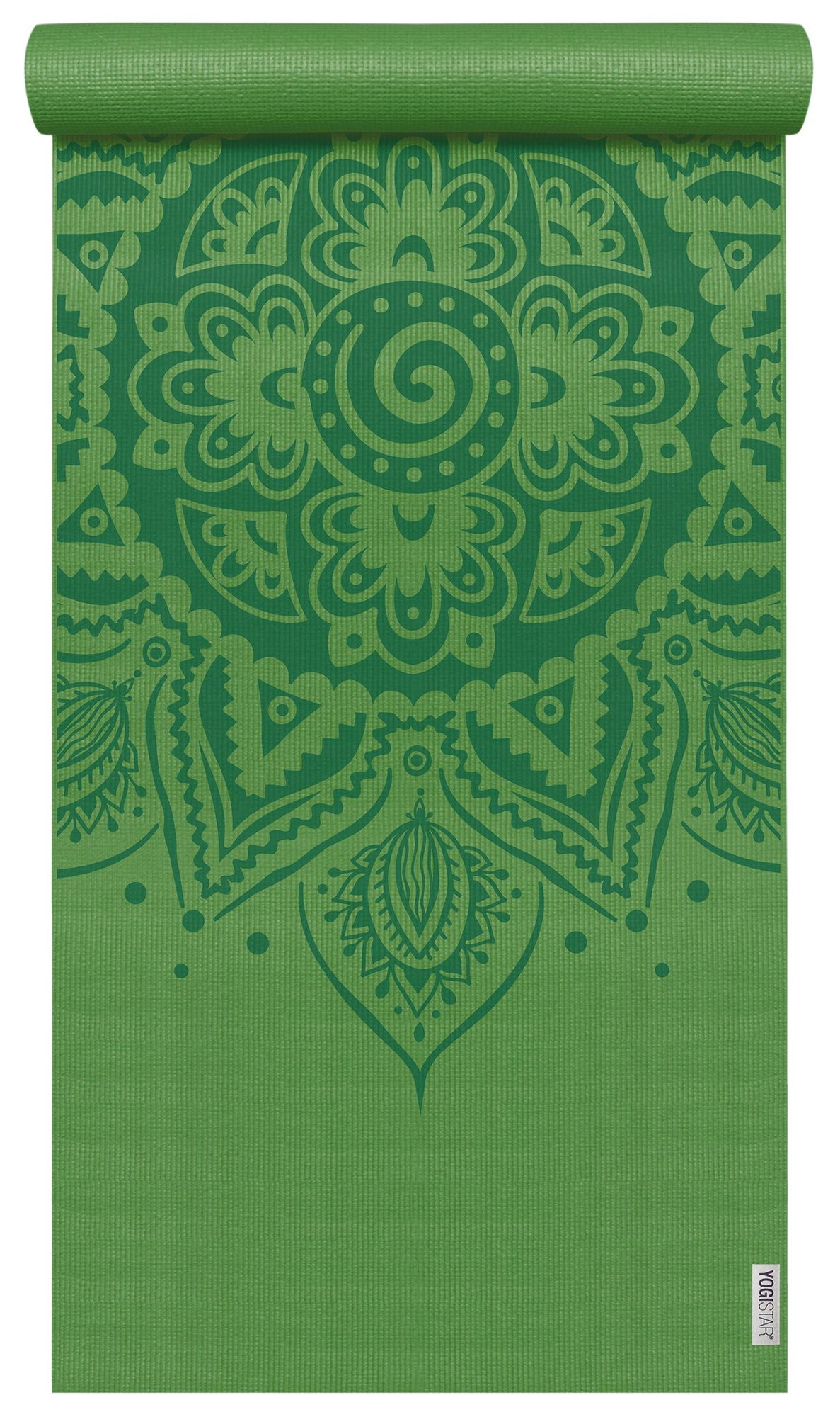 Yogistar Yogamatte Yogamatte yogimat® basic - art collection - spiral mandala (Standard, 1-St., Standard), Spiral-Mandala: Symbol für schöpferische Kraft, schön & inspirierend