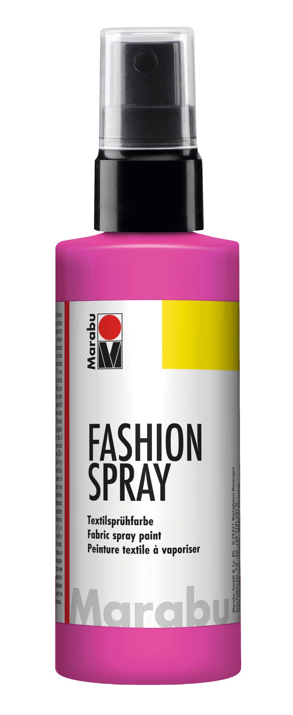 Marabu Stoffmalfarbe Fashion-Spray, 100 ml Pink