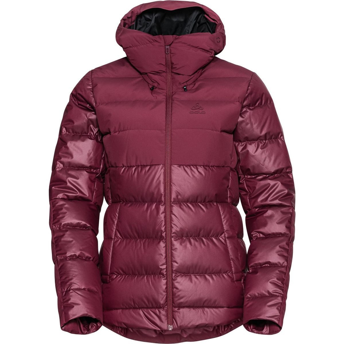 Odlo Outdoorjacke The Severin N-thermic Recycled Down Hooded Jacket Nachhaltige, wasserabweisende Daunenjacke mit natürlicher