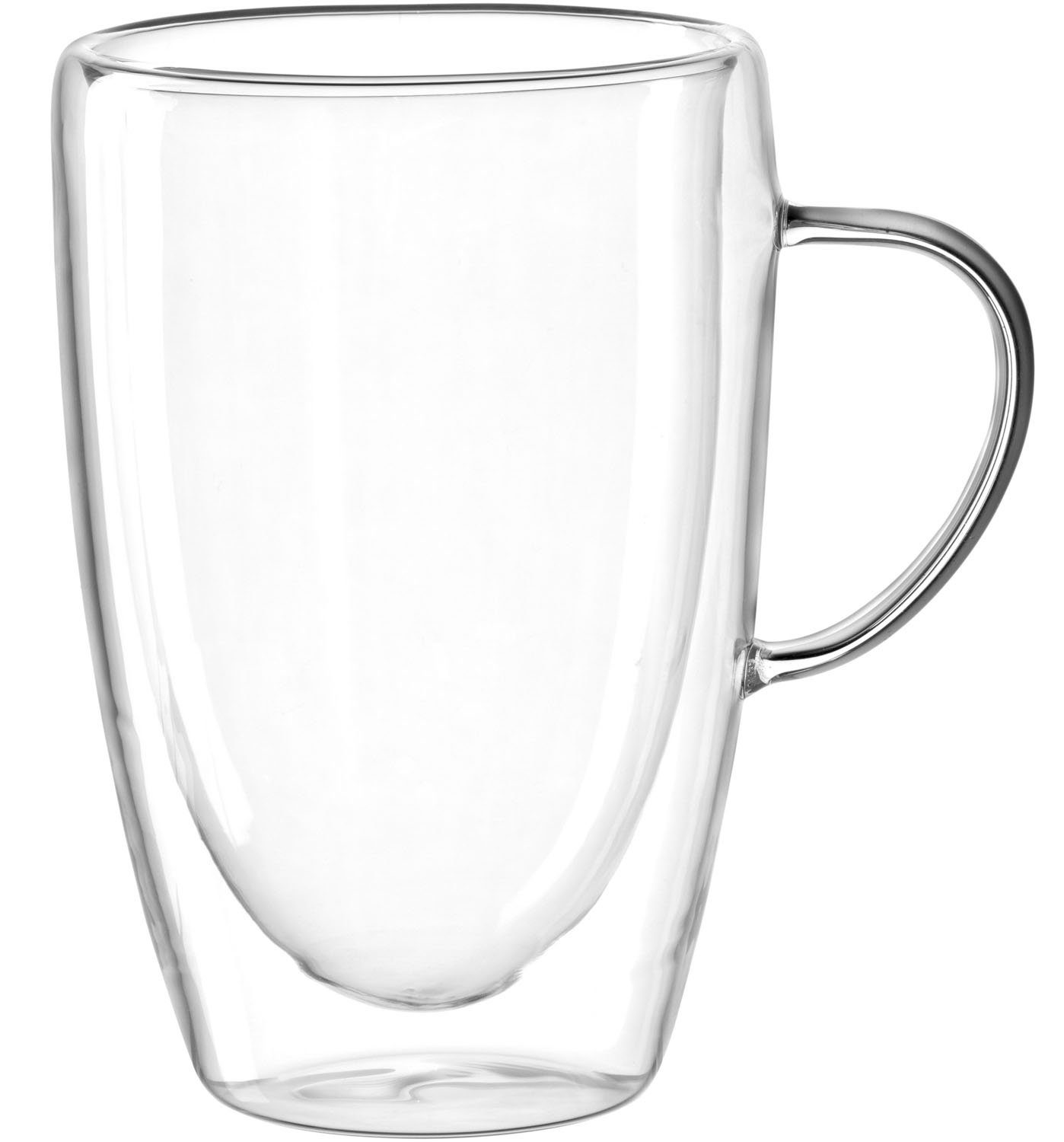 LEONARDO Gläser-Set DUO, 4-tlg., Borosilikatglas, doppelwandig, 4-teilig