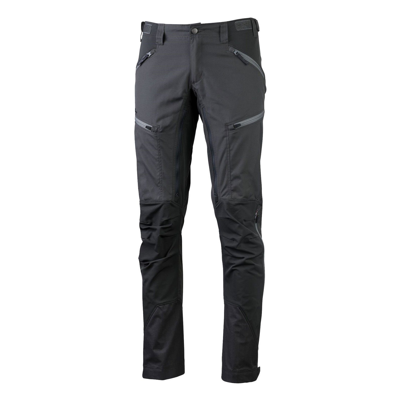 Lundhags Trekkinghose granite Makke charcoal Stretch-Hybrid mit Belüftungsschlitzen / 834