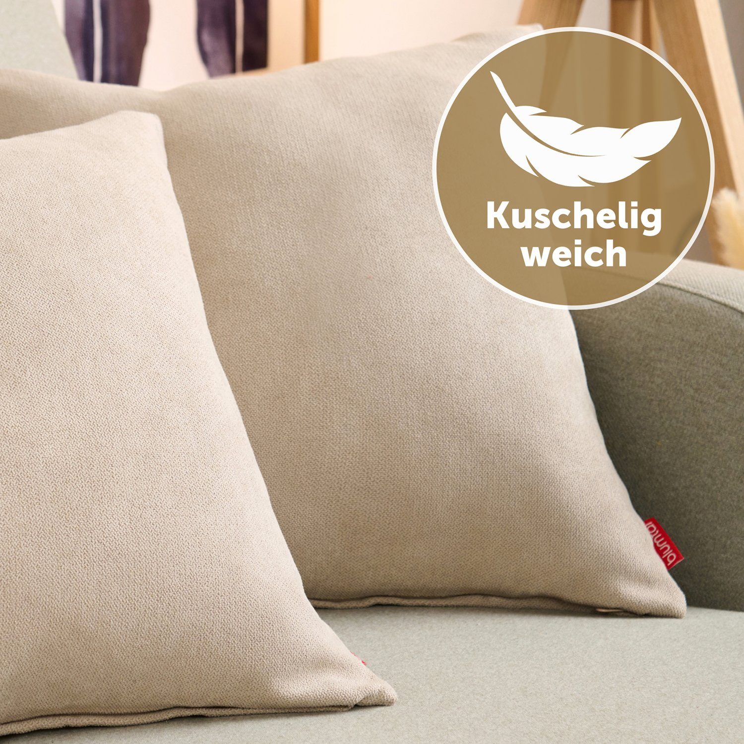 Blumtal Kissenbezug Chenille - Kuscheliges Zierkissen, günstig online kaufen