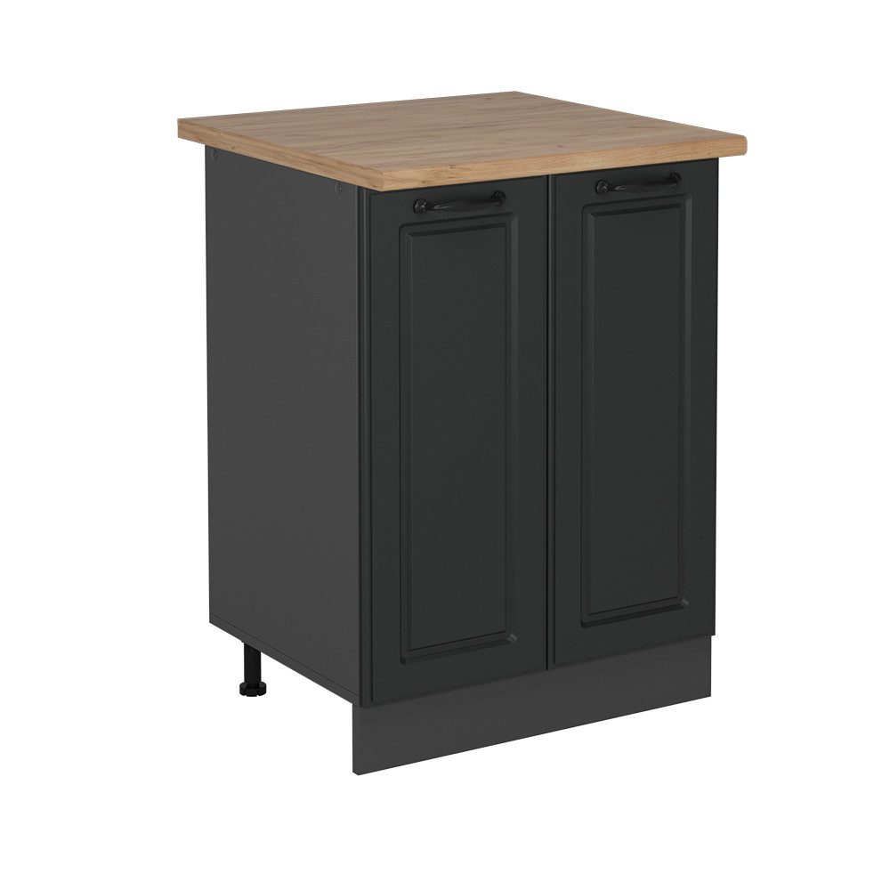 Vicco Unterschrank R-Line, Anthrazit Landhaus/Anthrazit, 60 günstig online kaufen