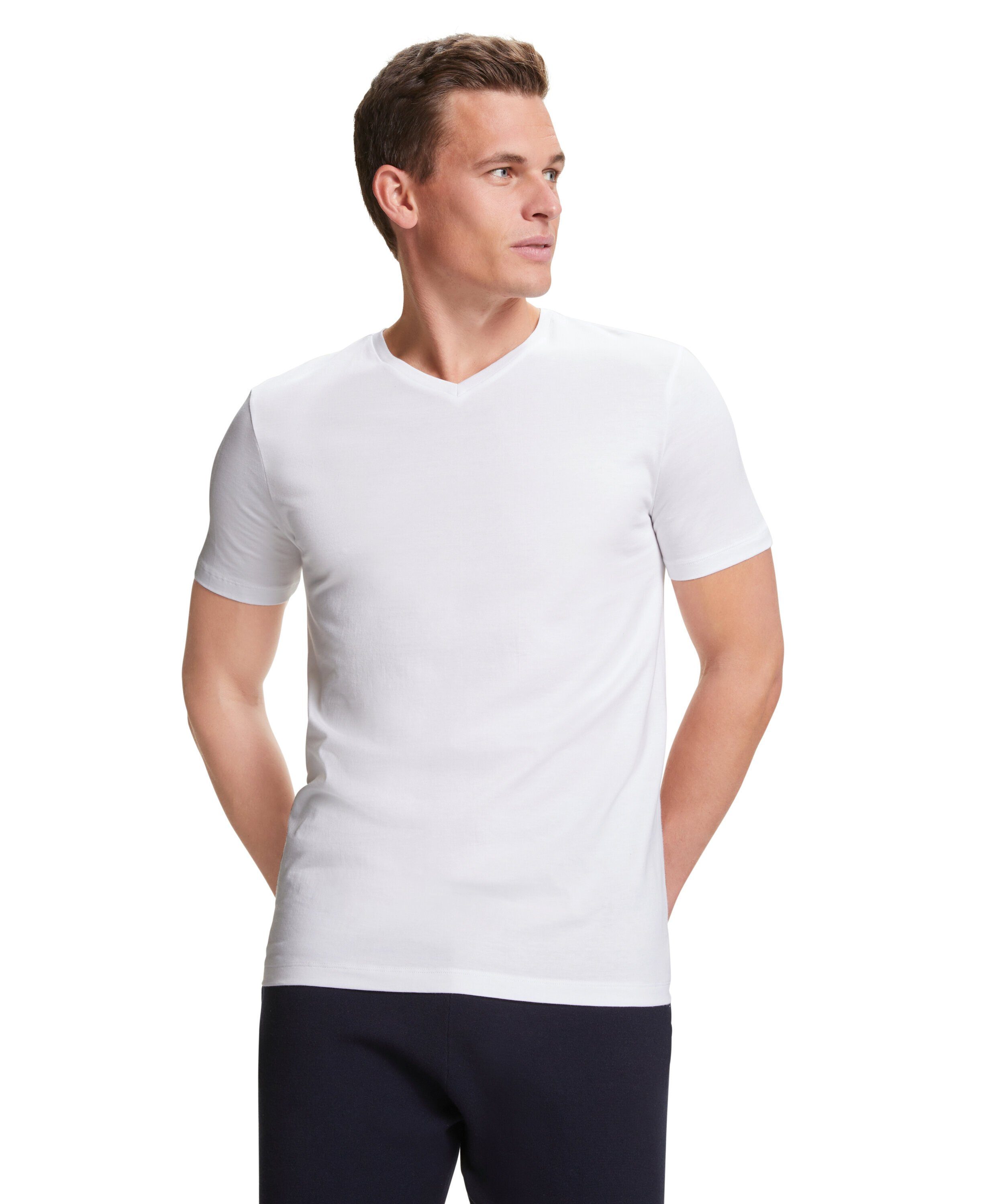 FALKE T-Shirt 2-Pack (2-tlg., 2) aus feiner ägyptischer Baumwolle günstig online kaufen