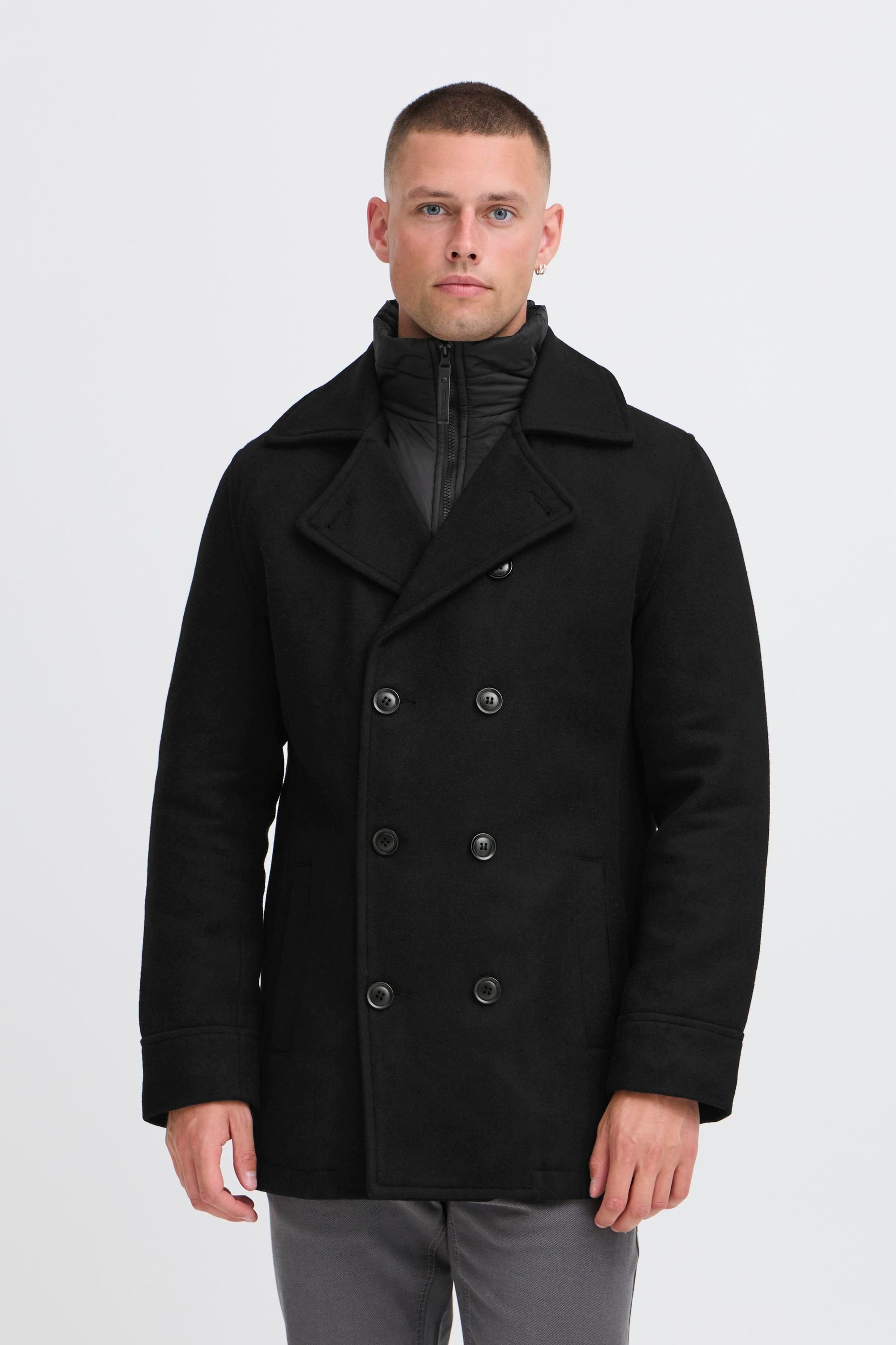 Indicode Wollmantel IDLuxeno Modischer Mantel