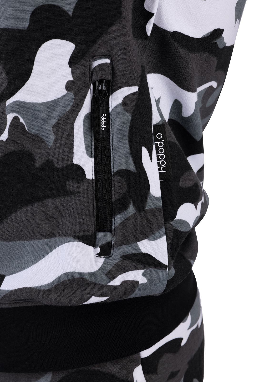 O'Poppy Jogginganzug Herren camo urban (2-tlg), mit Kapuze und Taschen mit Reißverschluss