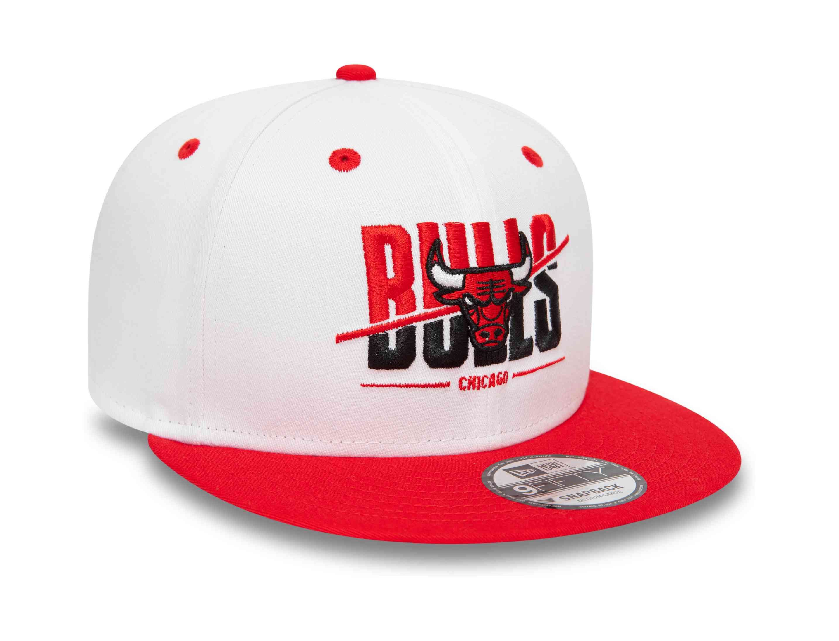 New Era Snapback Cap NBA Chicago Bulls White Crown 9Fifty
