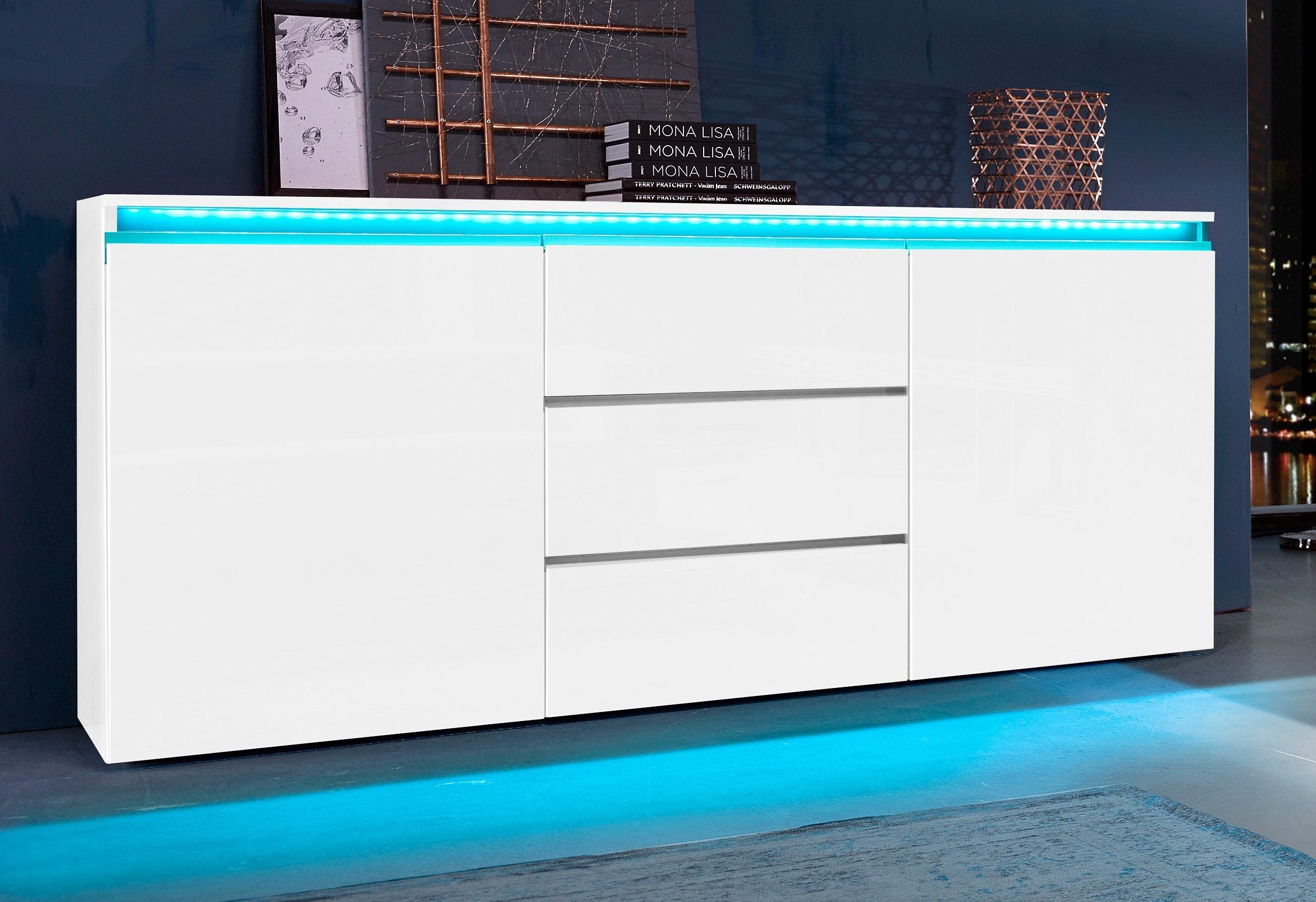 INOSIGN Sideboard Magic, Kommode, Schrank, Kredenz, mit 2 Türen und 3 Schub günstig online kaufen