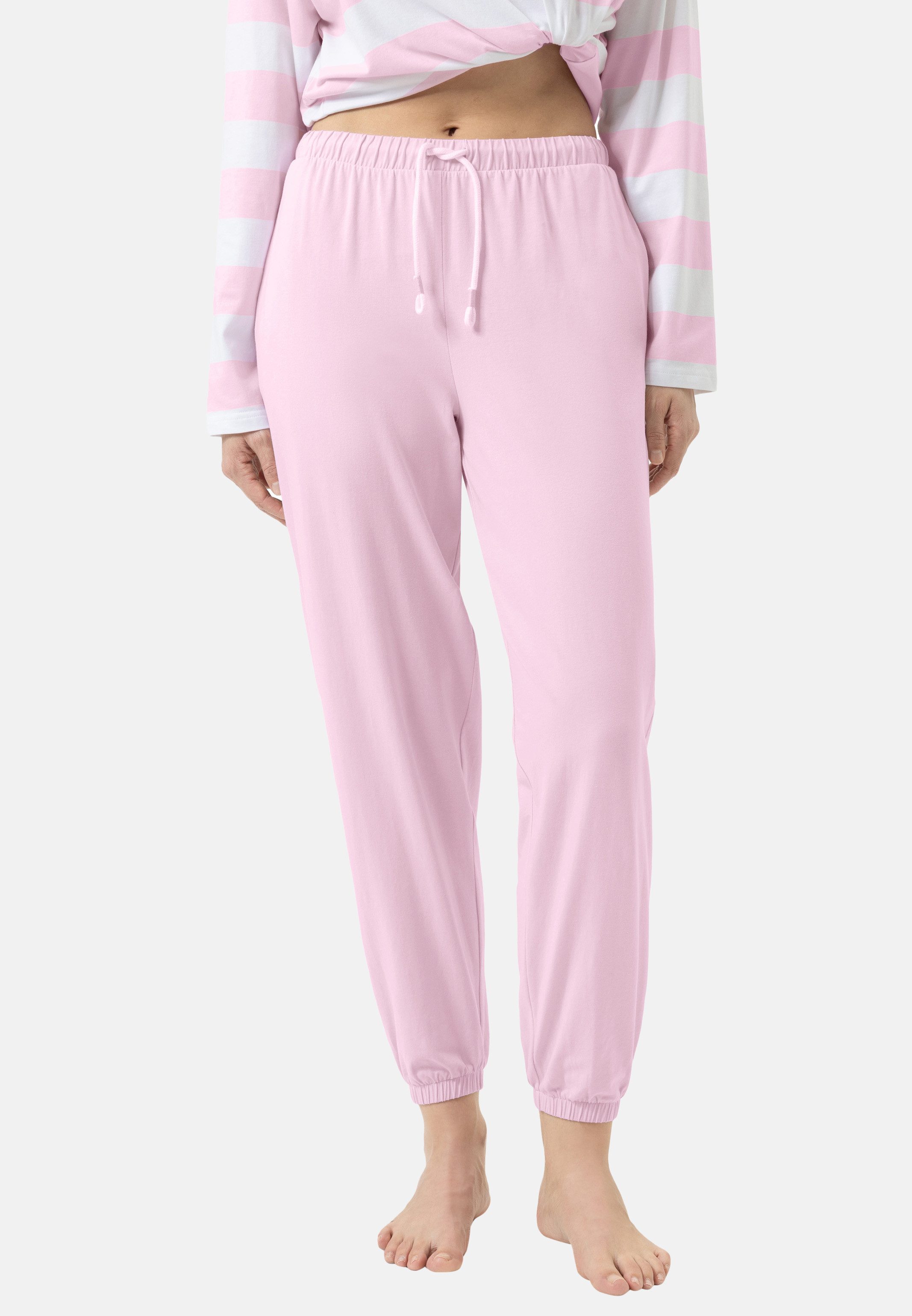 Mey Schlafhose Solid Love (1-tlg) Schlafanzug Hose - Baumwolle - Atmungsaktiv