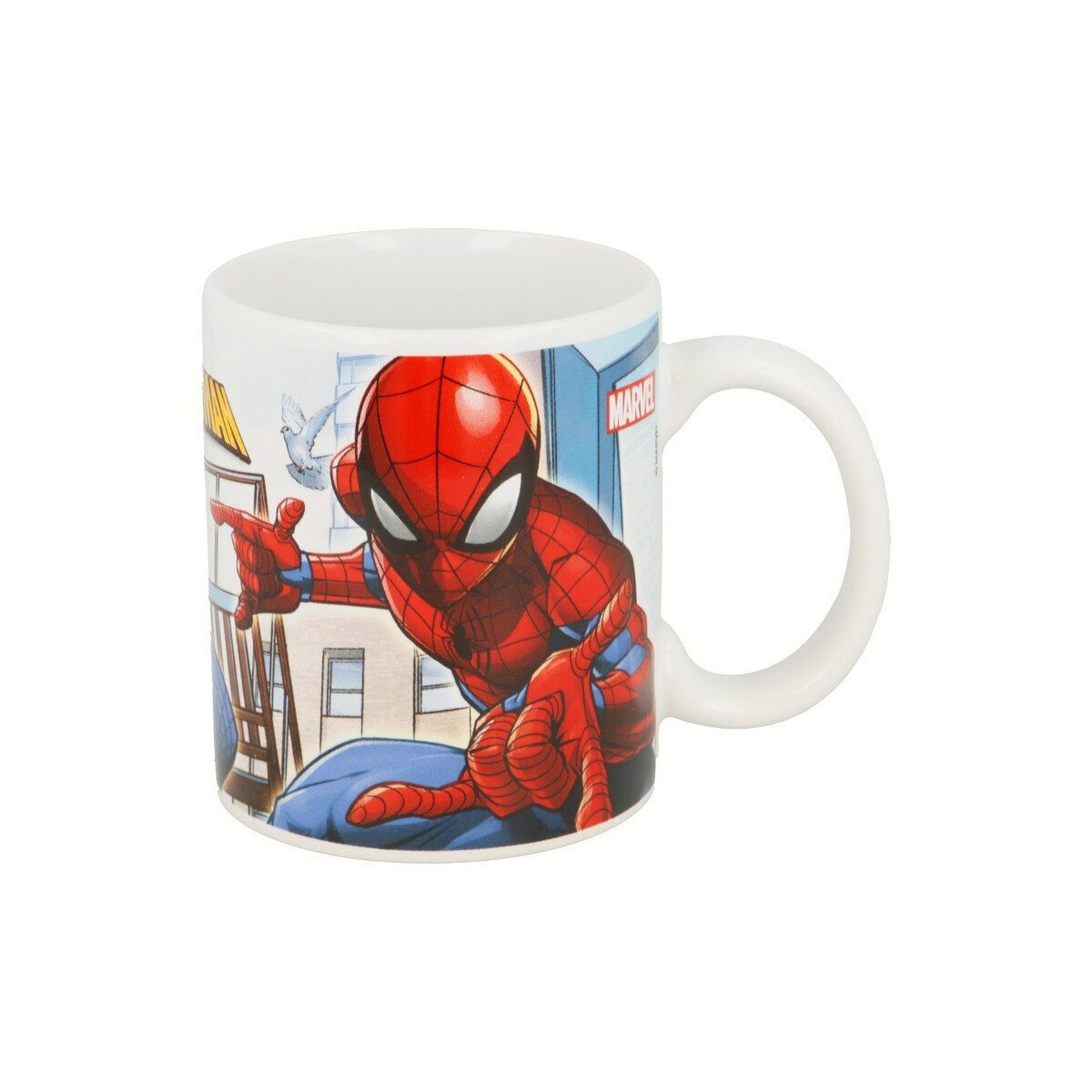 Spiderman Tasse Spiderman Streets Porzellantasse 325 ml, 1-tlg.