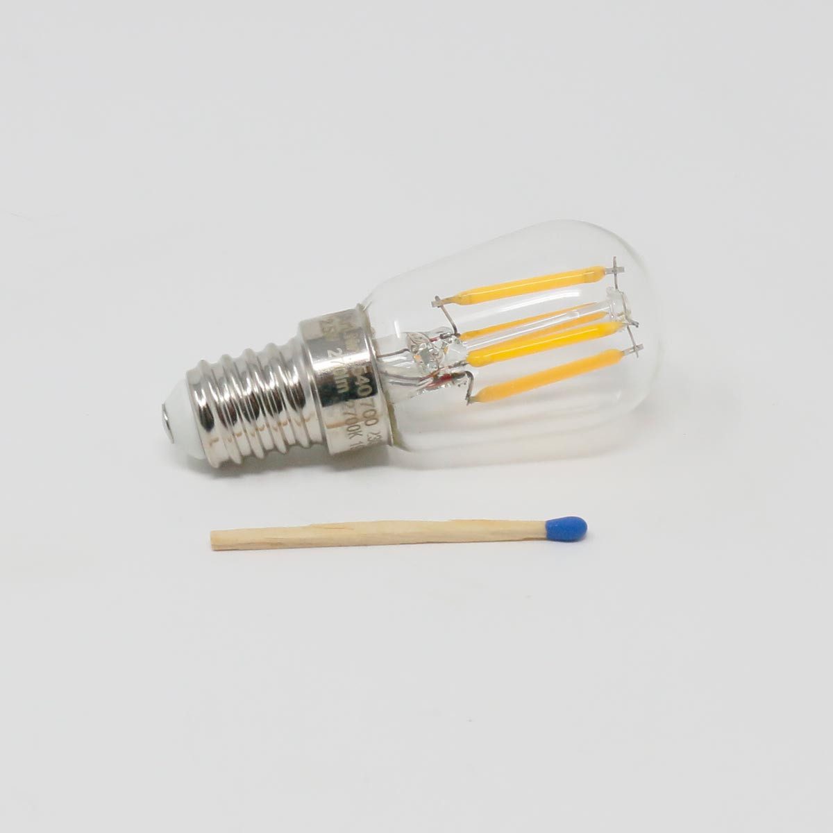EGB LED-Leuchtmittel E14 Filament LED Lampe BIRNE T26 2,5W 290lm 2700K, warmweiß