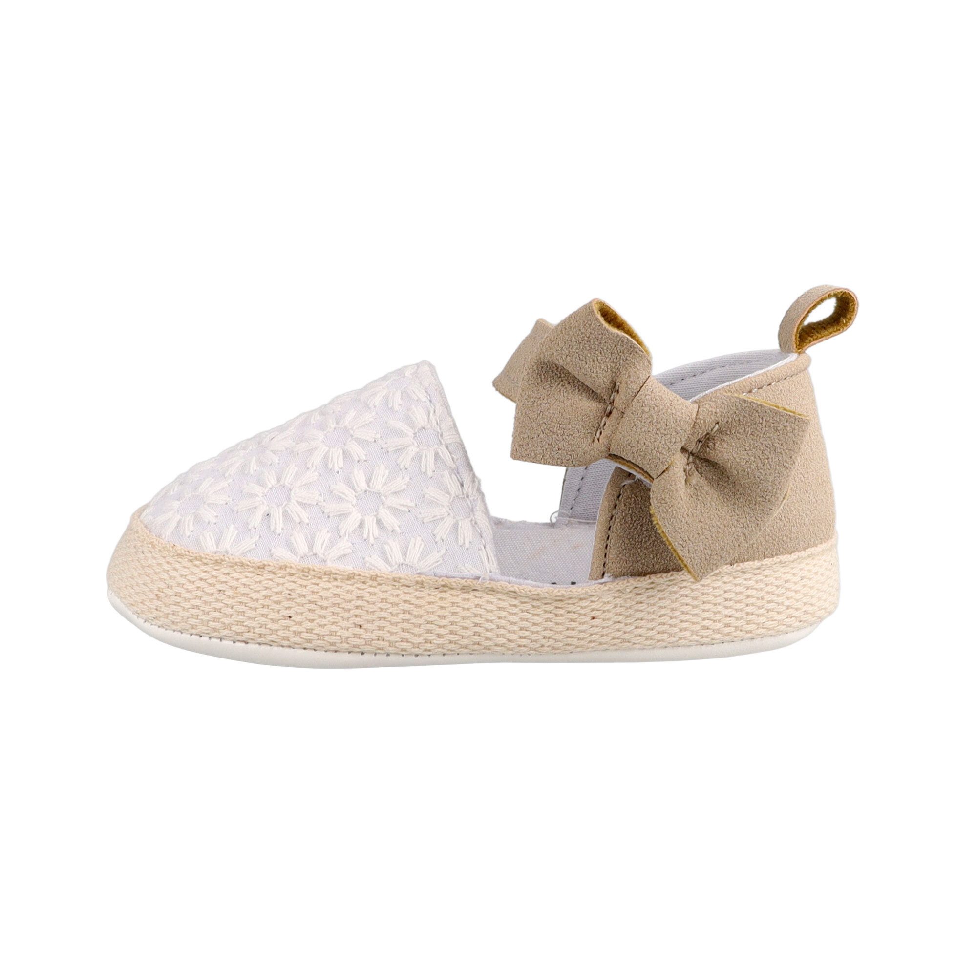 MAXIMO Ballerina, Gänseblümchen Anti-Rutsch-Sohle TPR,l Futter Krabbelschuh