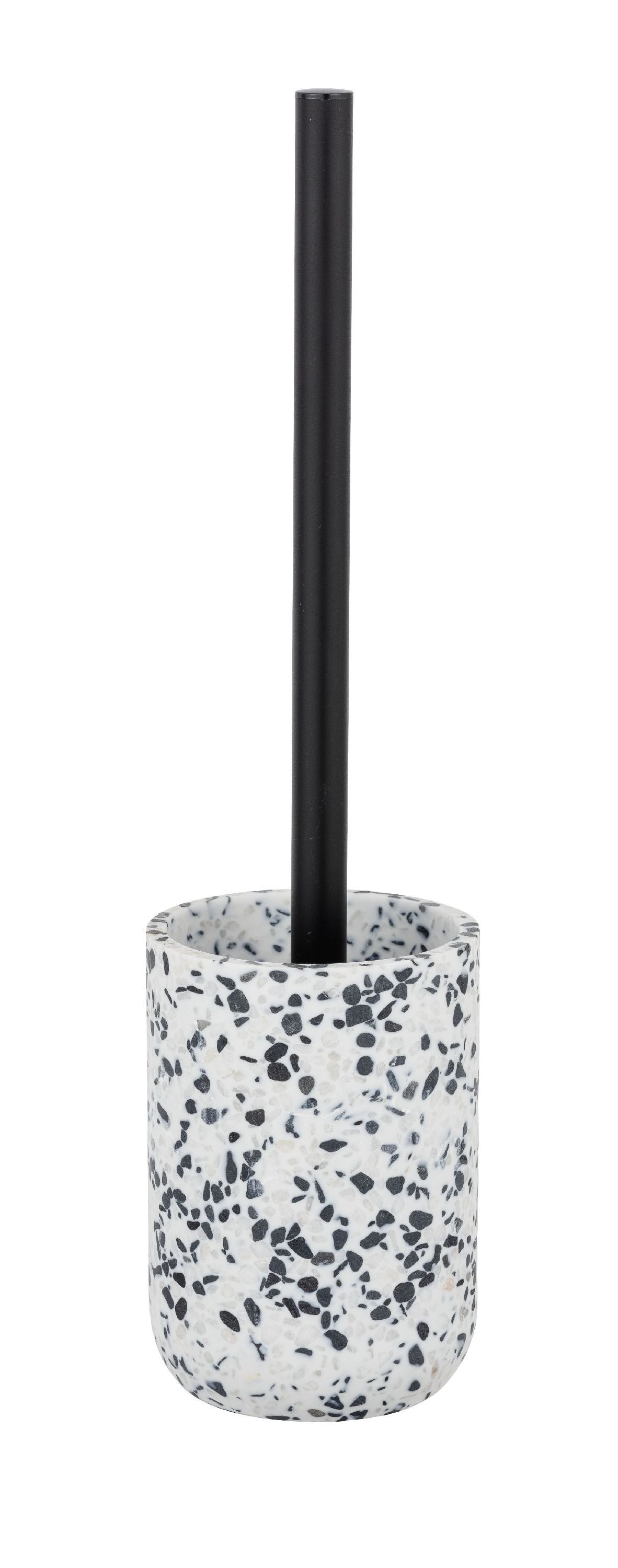 WENKO WC-Komplettset WENKO WC-Garnitur TERRAZZO TOSI DH 9,50x36,50 cm weiß