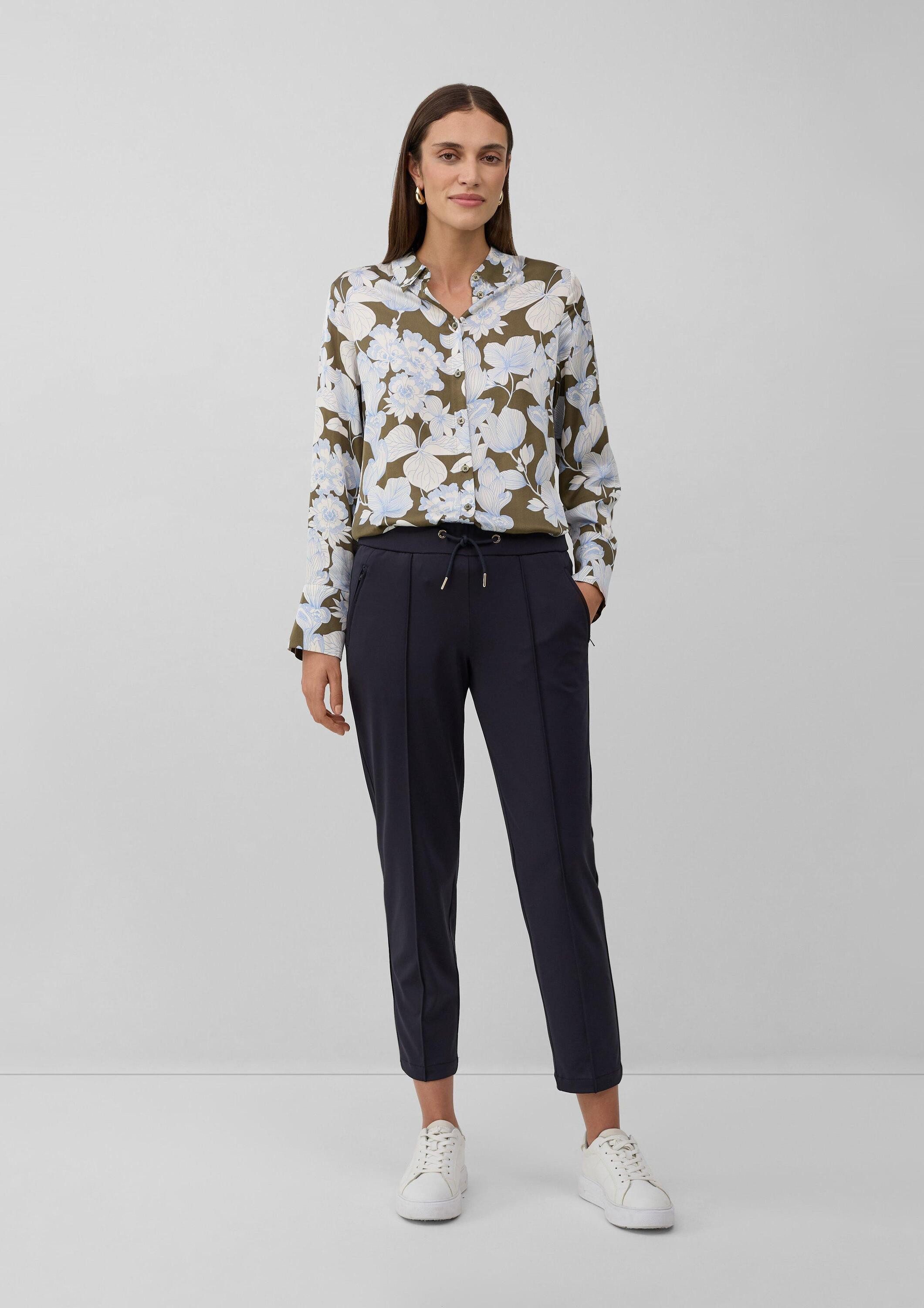 s.Oliver 7/8-Hose Hose Jogpants aus elastischem Interlockjersey günstig online kaufen