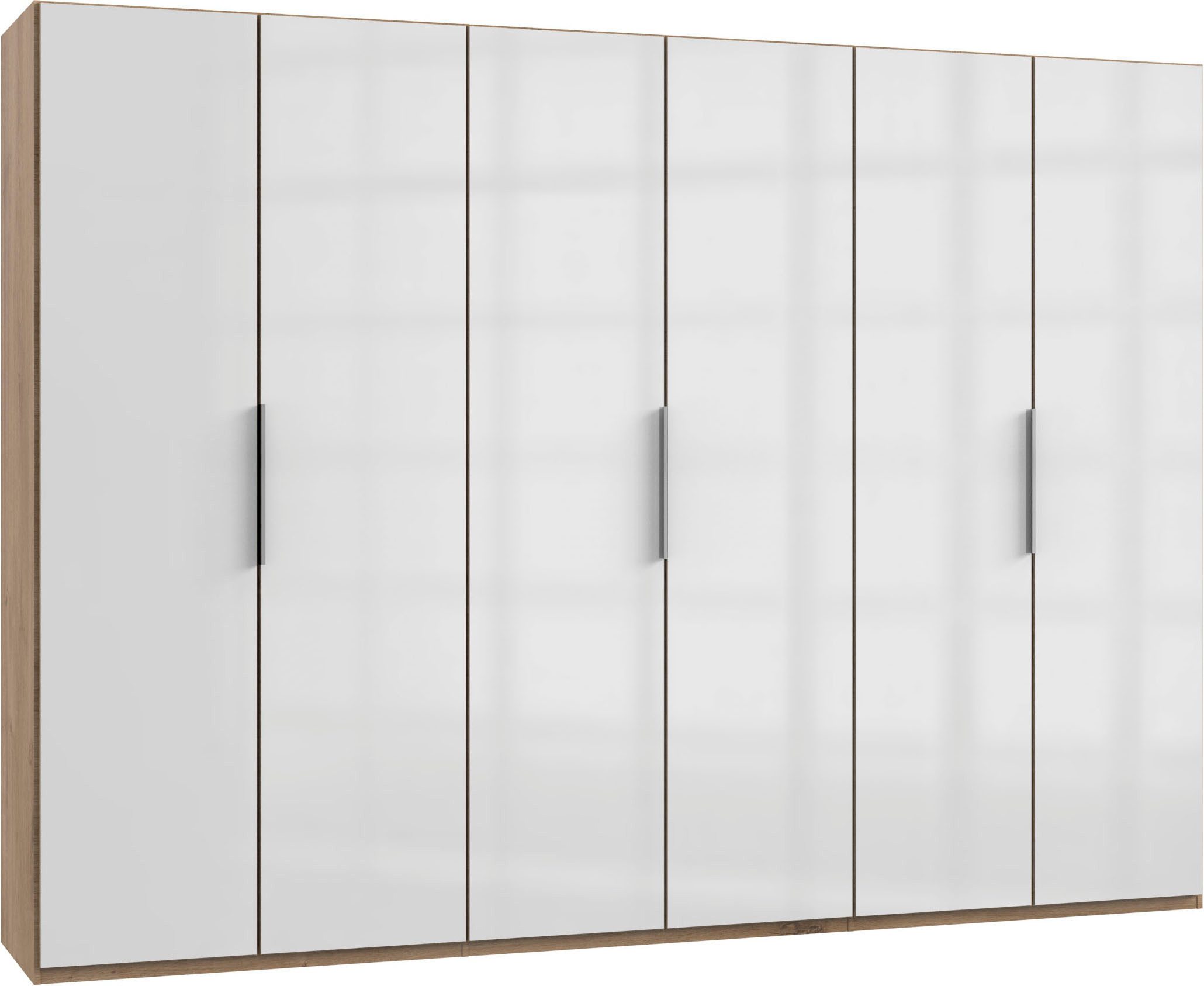 Wimex Kleiderschrank Level by fresh to go Türen vollflächig mit farbigem Glas
