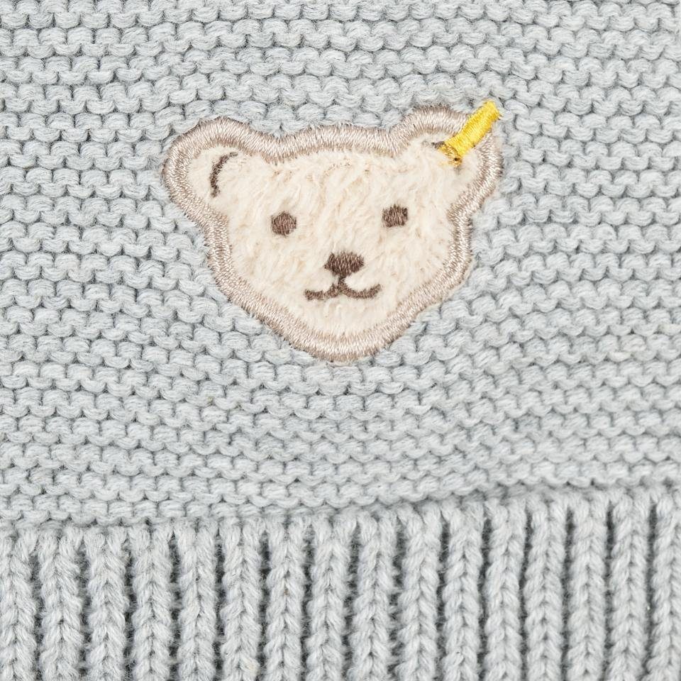 Steiff Strickmütze Grey & Soft Baby Mini Accessoires Mütze Melange