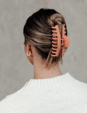 SOTOR Haarspange Haarspangen 6 Stück Haarspangen große Kunststoffhaarkrallen