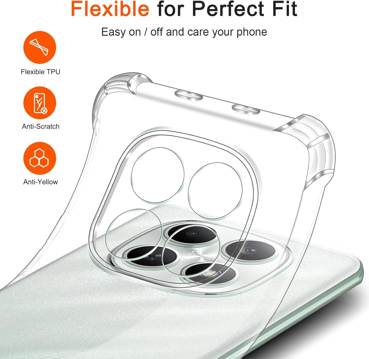 Widmann-Shop Smartphone-Hülle Poco M8 Pro, M8 Hülle Case Transparent 5G Cover, Für Poco M8, Für Poco M8 Pro