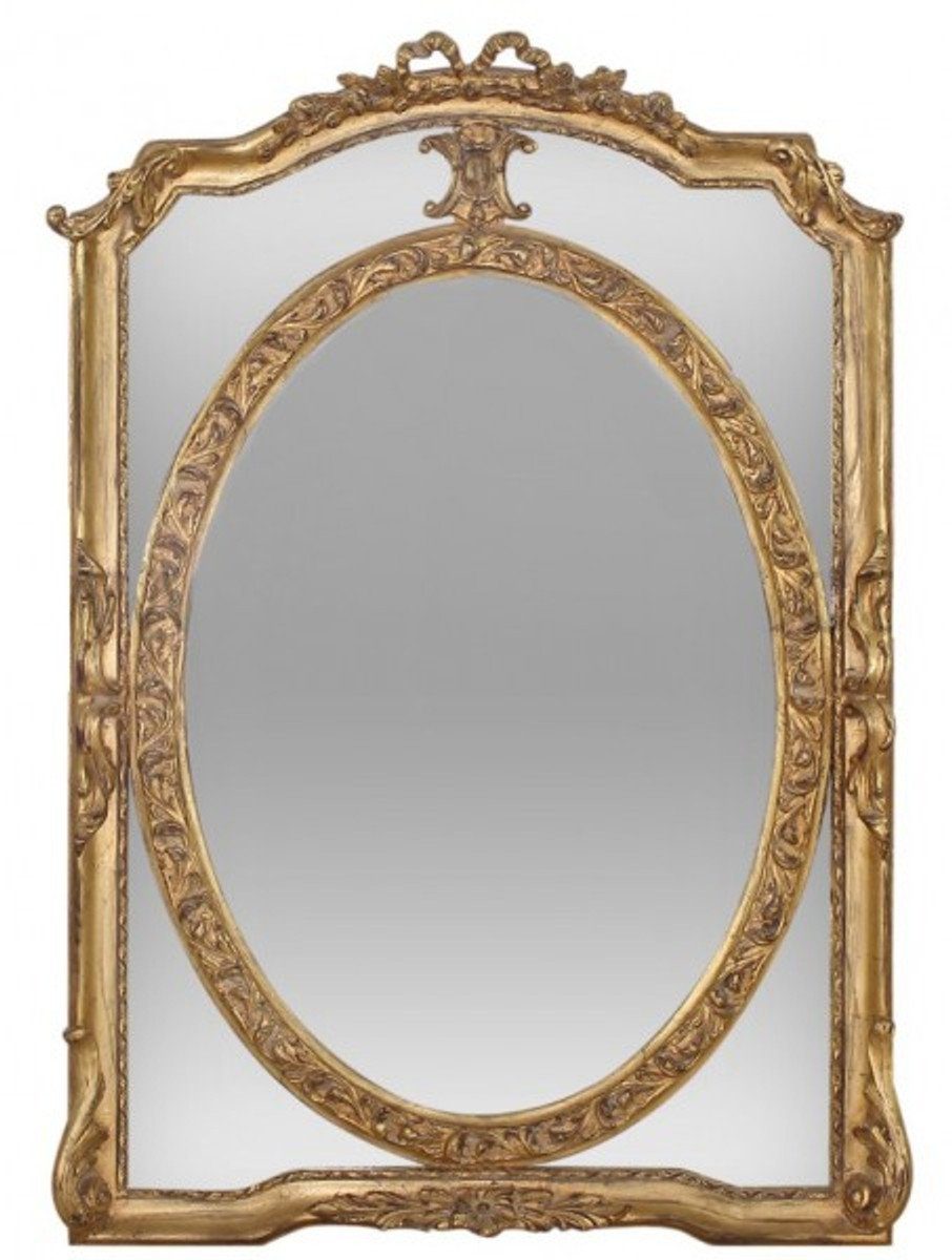 Casa Padrino Barockspiegel Barock Настенное зеркало Gold - Italienischer Antik Stil - 120 x 80 cm - Edel & Prunkvoll