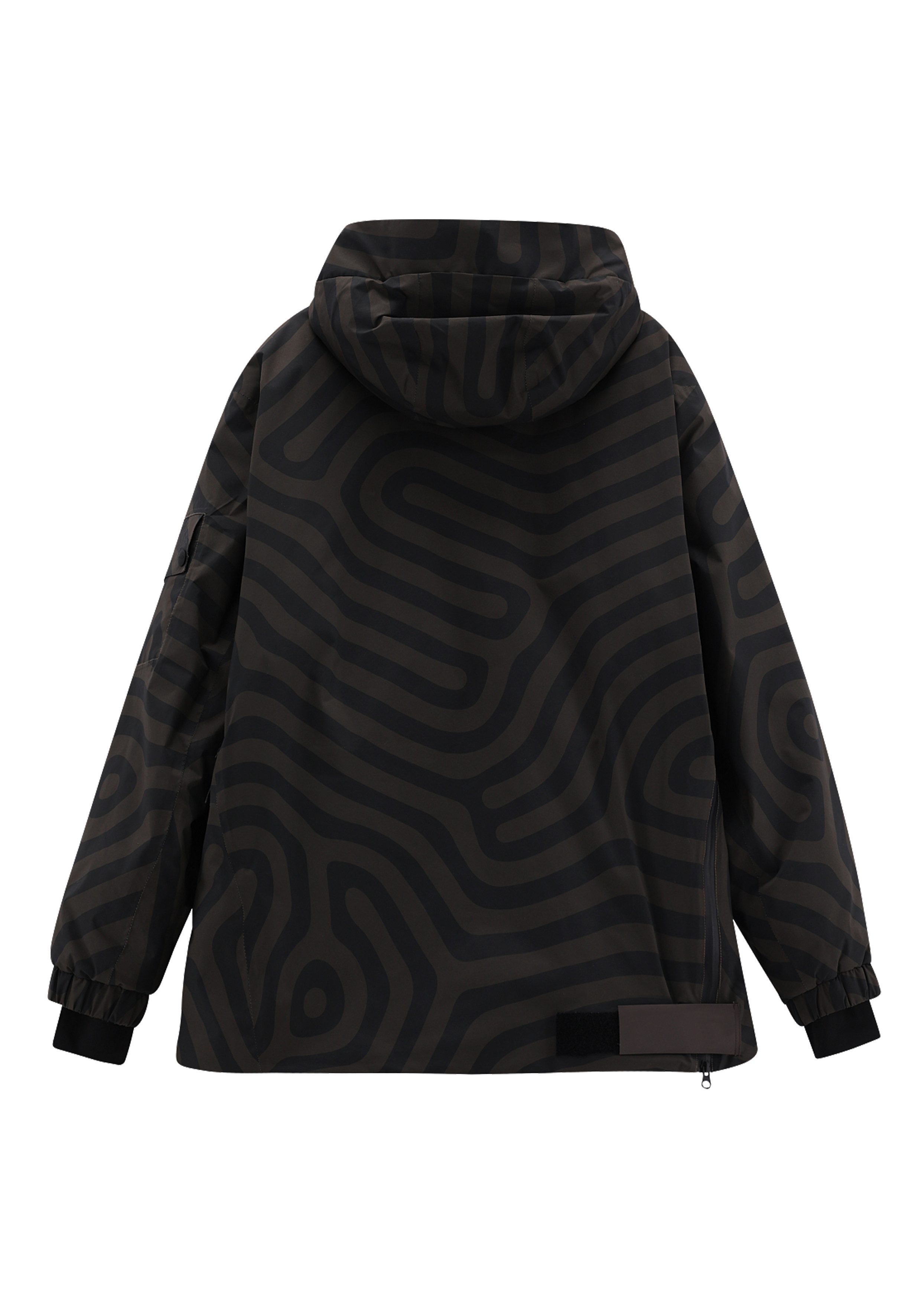 CMP Winterjacke mit Reißverschlusstaschen, po-bedeckende Länge