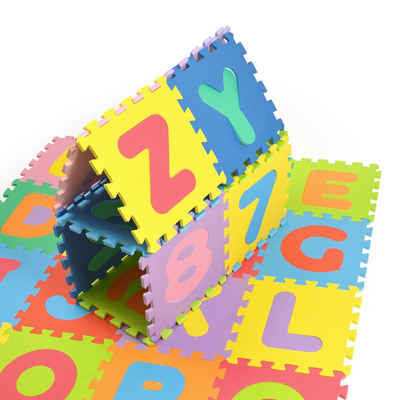 Pink Papaya Puzzlematte »Puzzlematte mit Zahlen und Buchstaben Kids Zone«