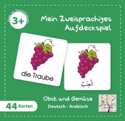Schulbuchverlag Anadolu Spiel, Mein Zweisprachiges Aufdeckspiel, Obst und Gemüse, Arabisch...