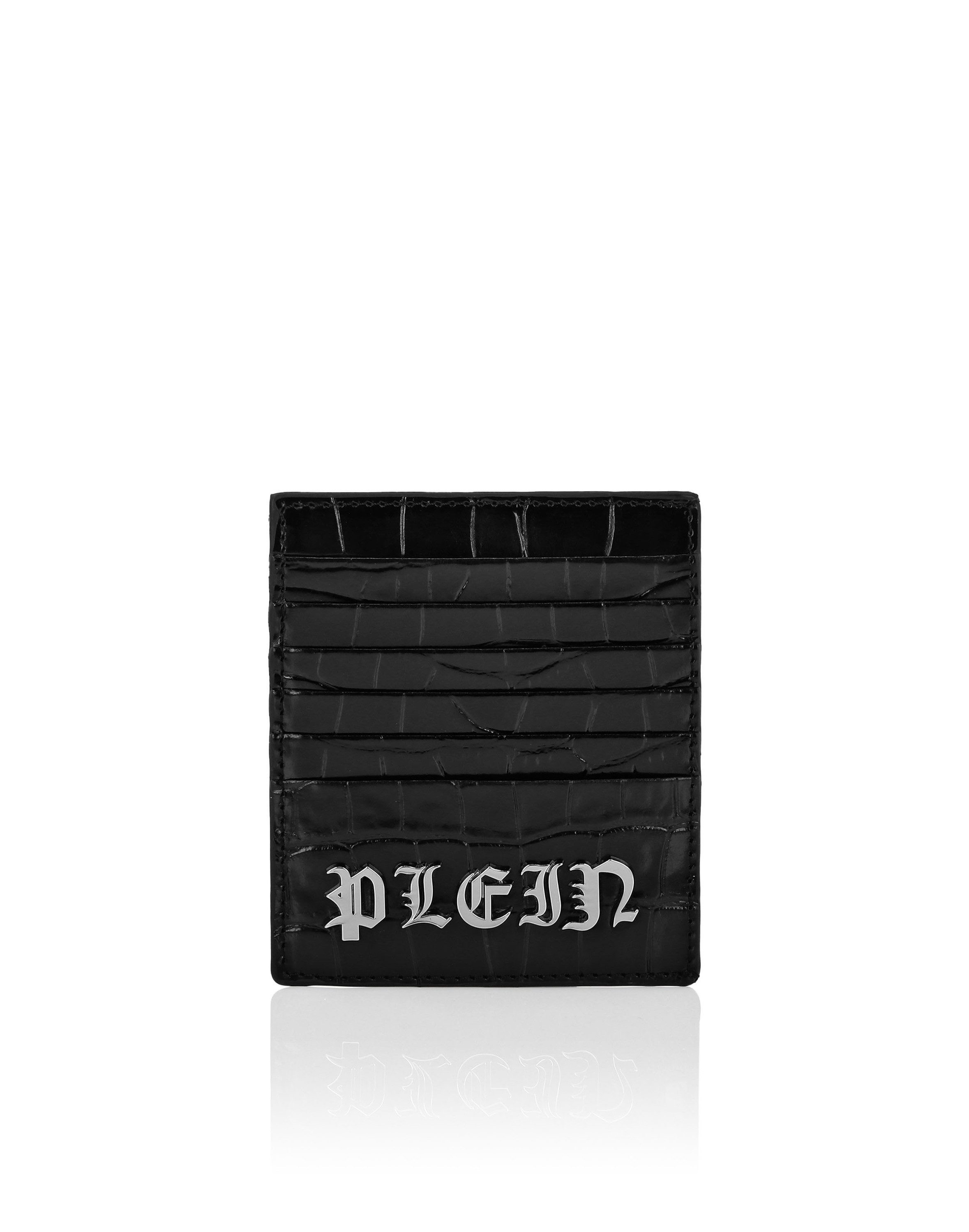 PHILIPP PLEIN Clutch Gothic Plein Crocco Print