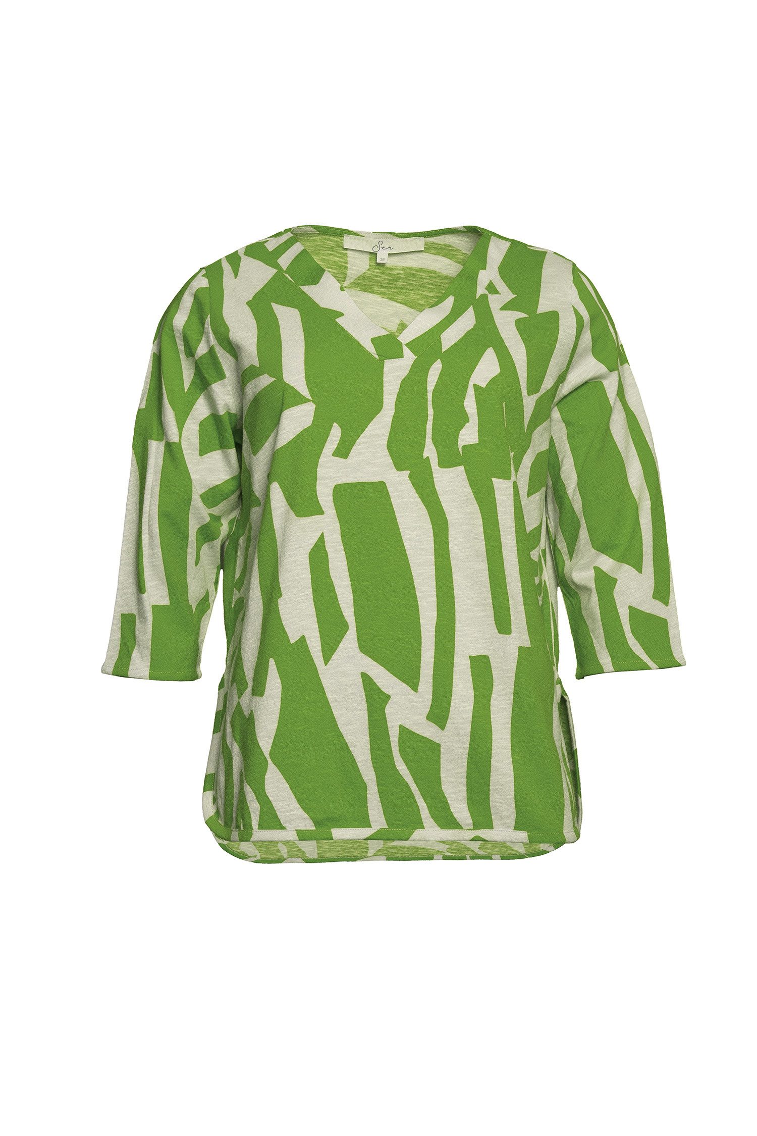 SER Tunika Tunika Shirt, weiche Leinenstruktur W5250121