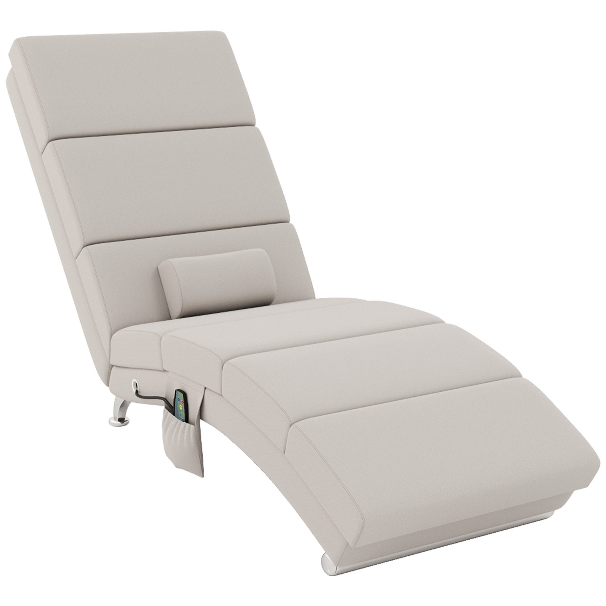 HOMCOM Massagesessel Relaxsessel TV Sessel mit Liegefunktion Massage Wärmefunktion (Relaxsessel, 1-St., Elektrisch Fernsehsessel), TV Sessel mit Lendenkissen Se – Bild 2 von 5