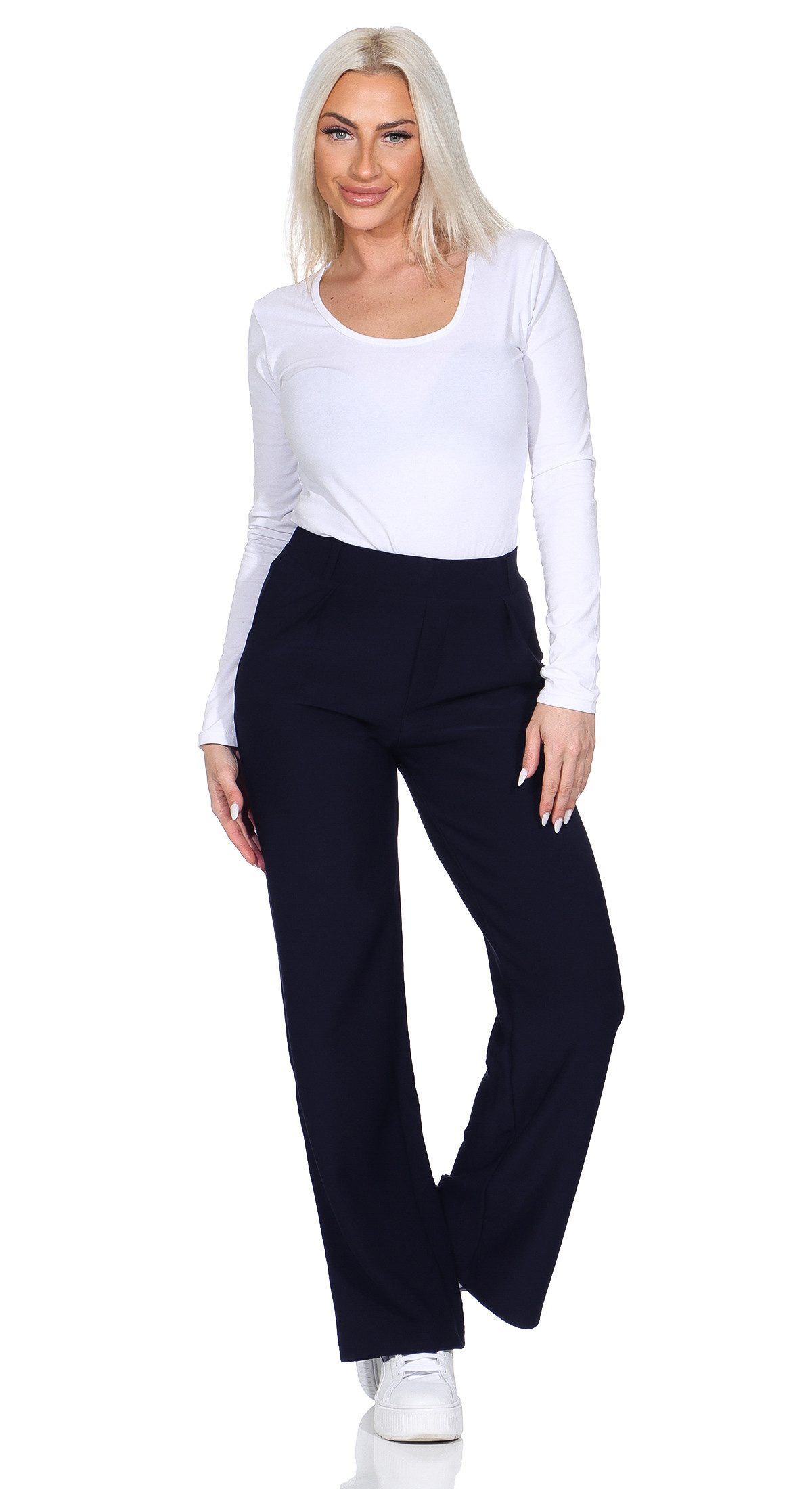 OriginalYou Bundfaltenhose Damen Schlupfhose Stoffhose moderne günstig online kaufen