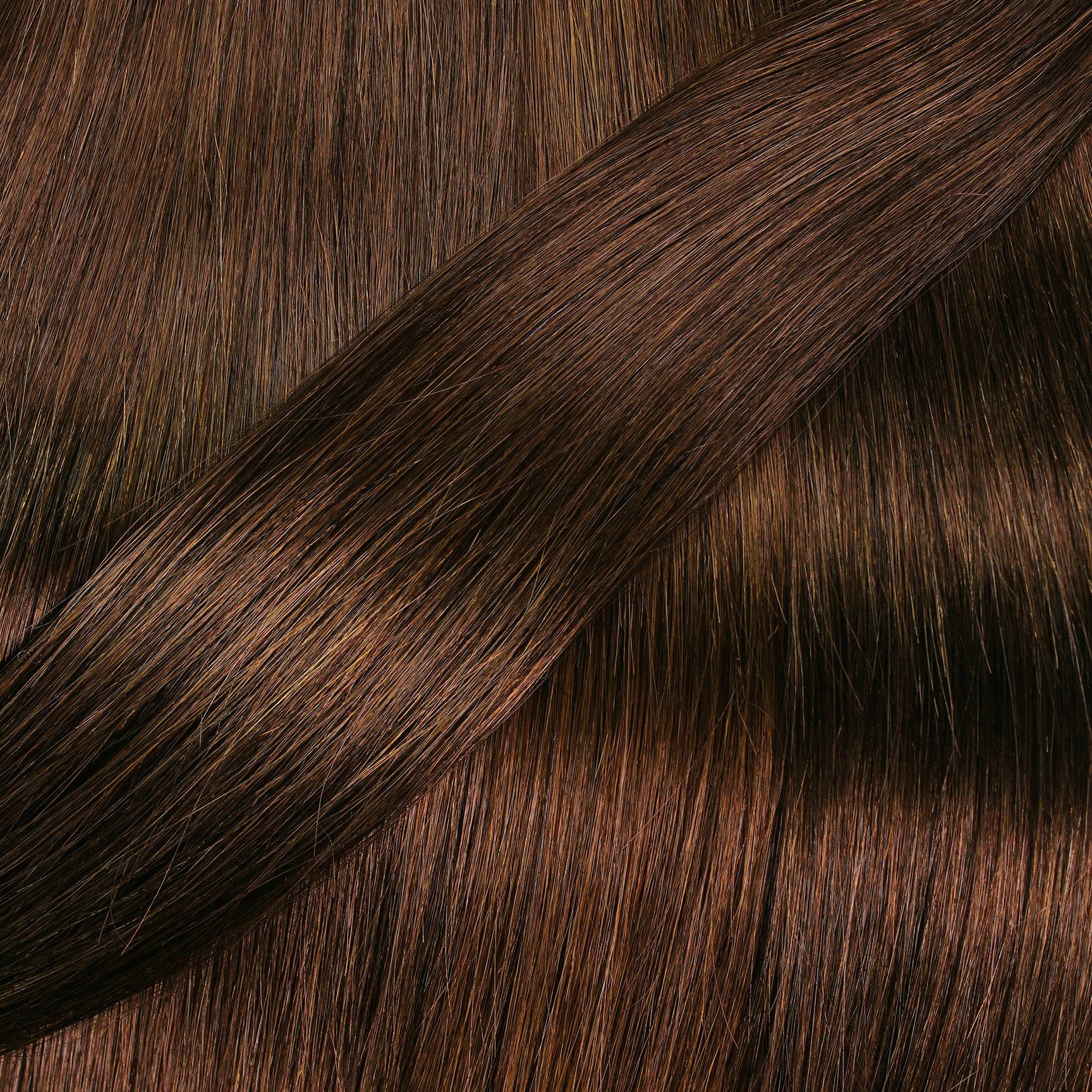 Tape Extensions hair2heart Gold gewellt #6/3 Echthaar-Extension Dunkelblond 40cm