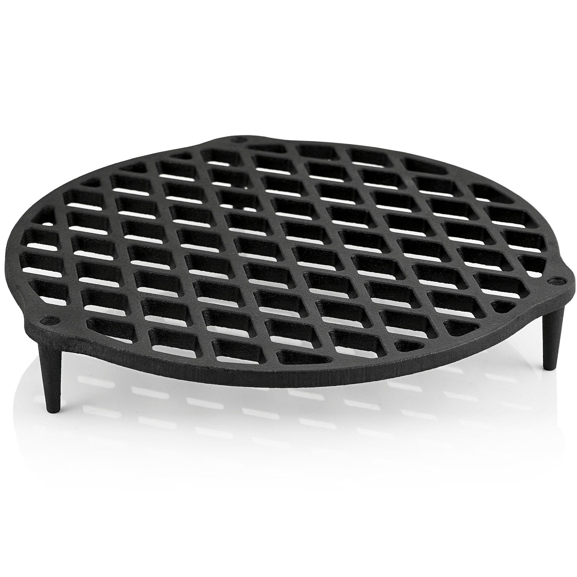 BBQ-Toro Grillrost Gusseisen Stapelrost Ø 30 cm, Einsatz für 12 QT Dutch Oven, Dutch Oven