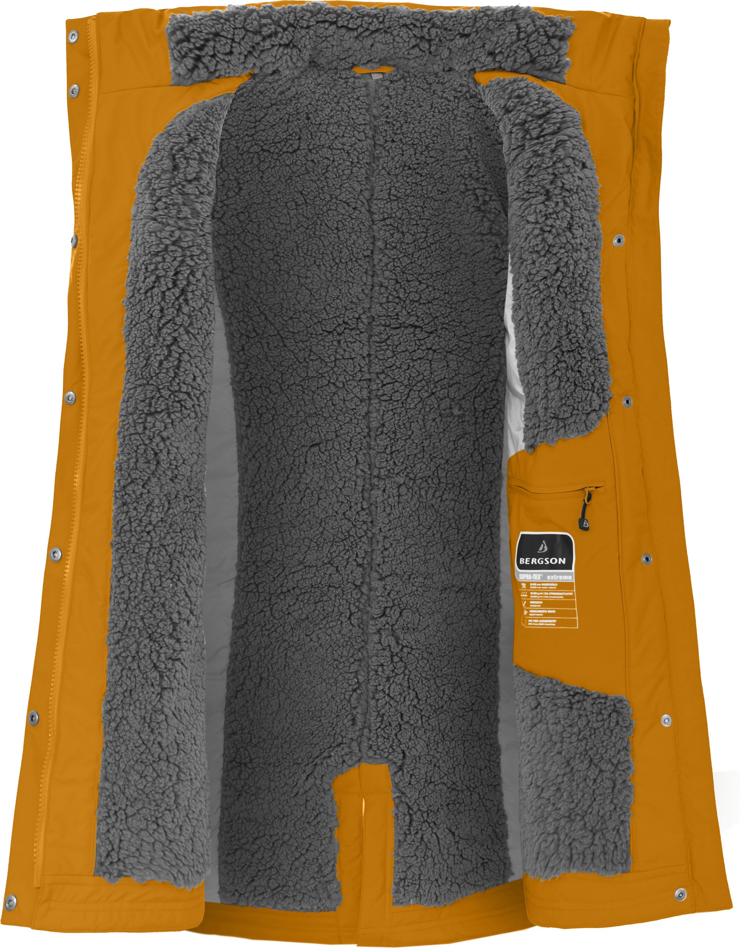 Bergson Winterjacke TORNIO Damen Wintermantel, Teddy Futter, warm wattiert, 20000 mm Wassersäule – Bild 5 von 5