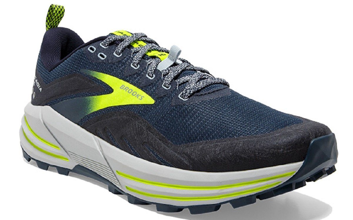 Brooks Brooks Cascadia 16 Herren Trail Running Schuhe neutral 110376 1D 411 Laufschuh Titan/Peacoat/Nightlife