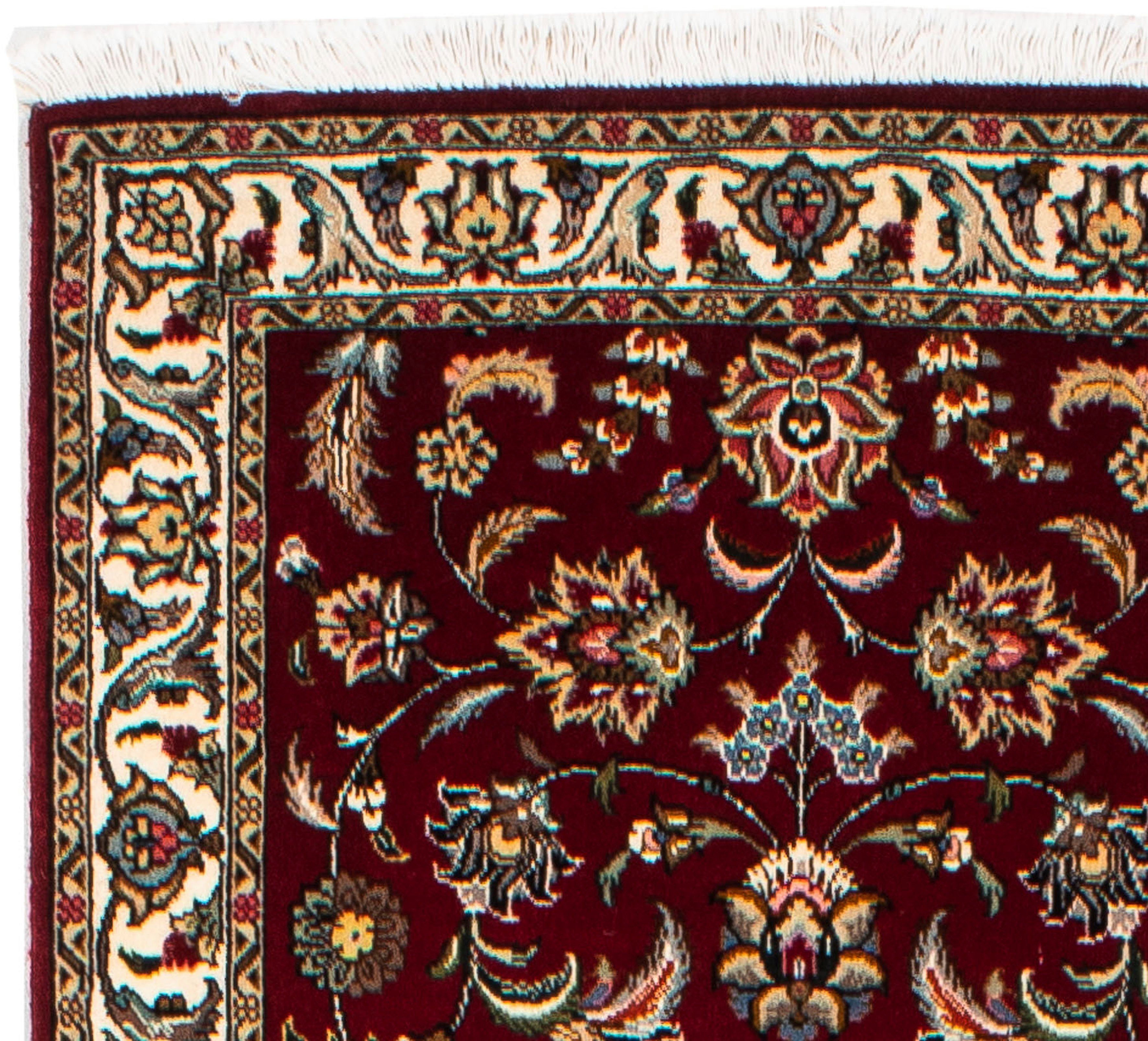 Orientteppich Perser Handgeknüpft, dunkelrot, mm, - Täbriz morgenland, mit Einzelstück Höhe: cm Royal rechteckig, x Wohnzimmer, Zertifikat 7 312 77 - - 