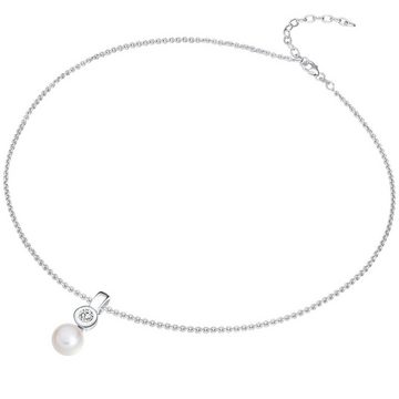 Valero Pearls Perlenkette silber, aus Süßwasser-Zuchtperlen