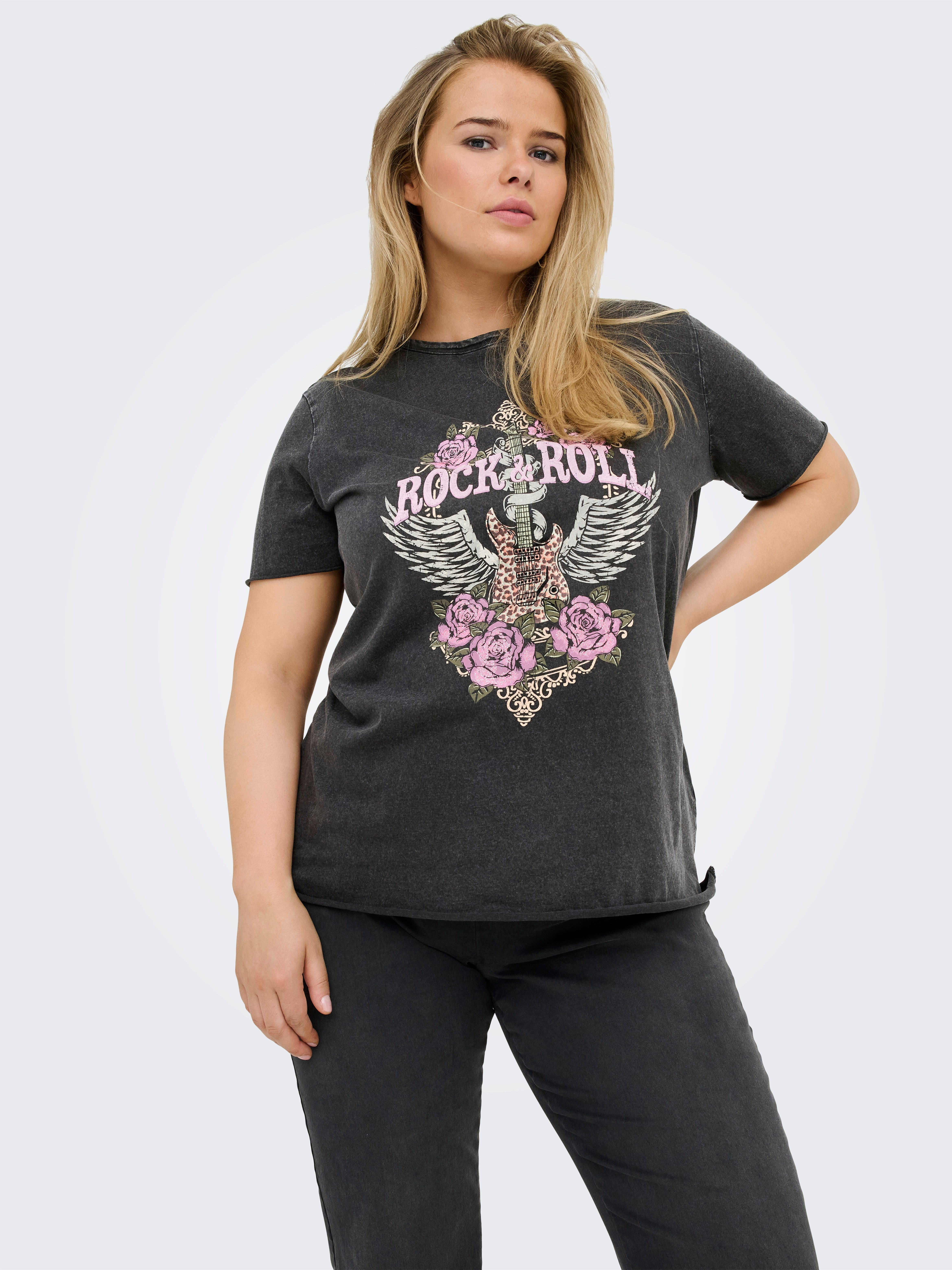 ONLY CARMAKOMA T-Shirt CARLUCY LIFE REG S/S TOP JRS NOOS günstig online kaufen