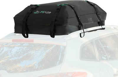 FE Active Dachbox Dachgepäckträger Tasche Dachkoffer 428 Liter Gepäcktasche Dachtasche, 100% wasserfest, faltbar