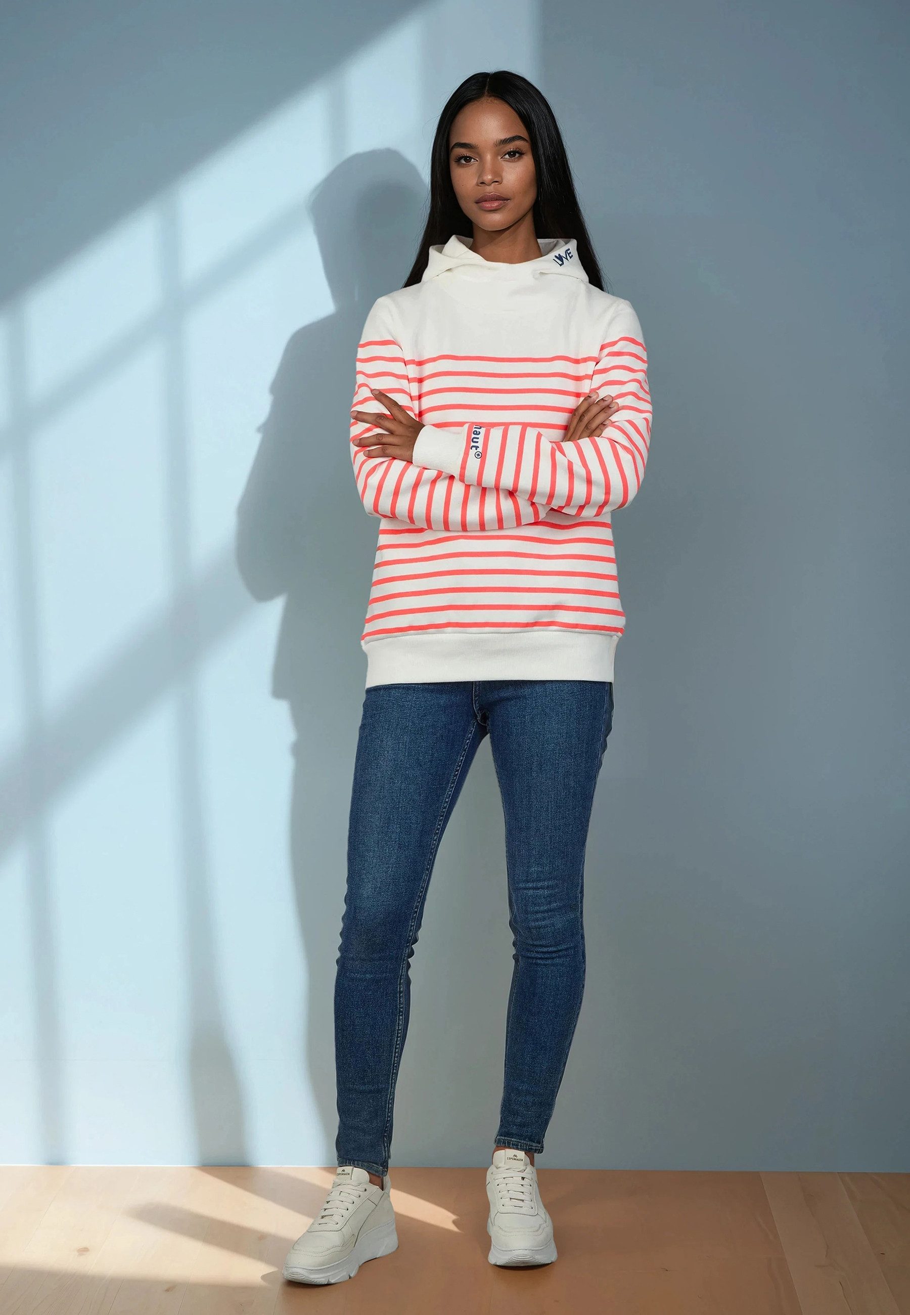 salzhaut Hoodie VASEN Damen Relaxed-Fit