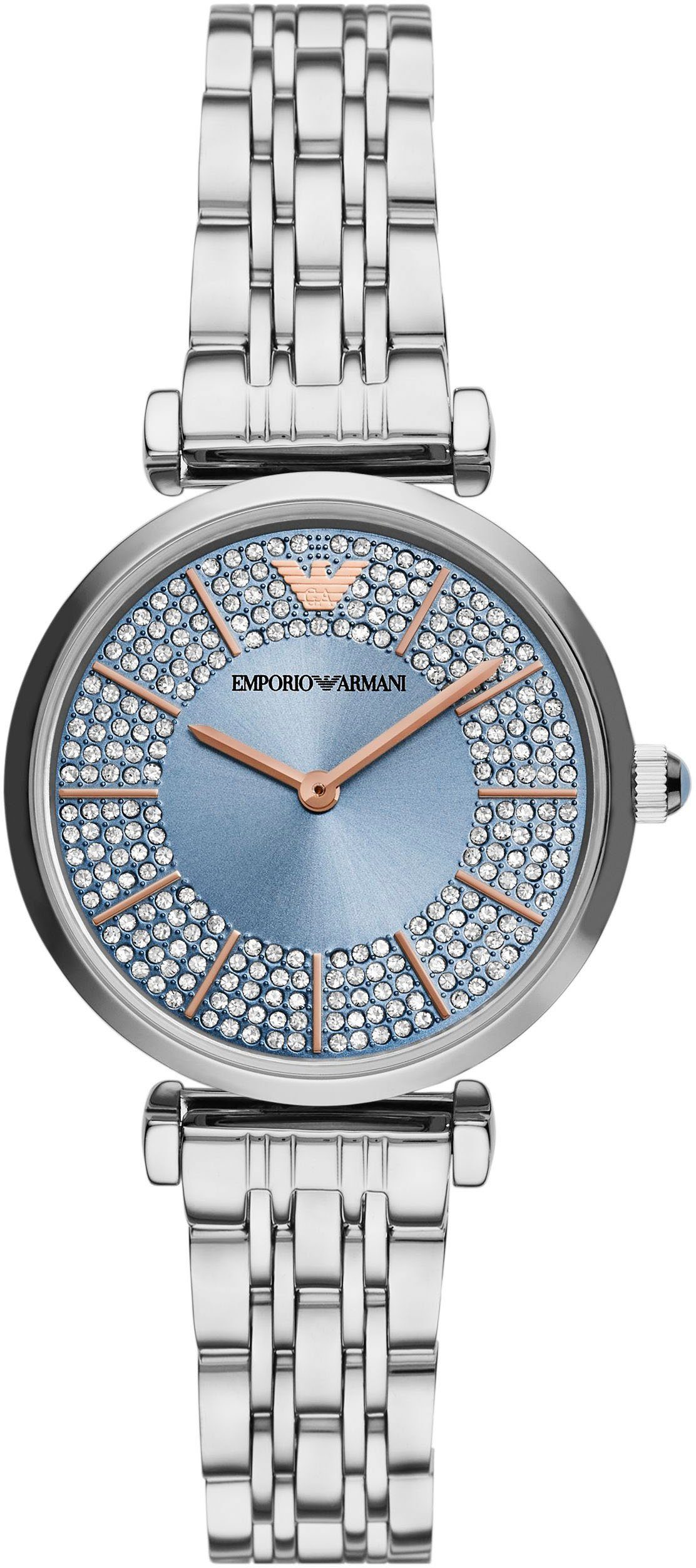 Emporio Armani Quarzuhr AR11594, Armbanduhr, Damenuhr, günstig online kaufen