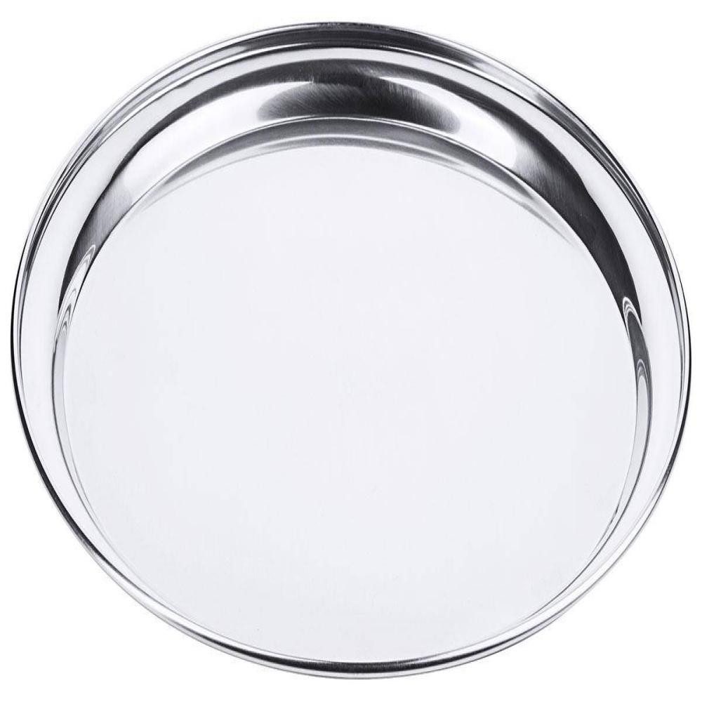 Contacto Tablett Contacto Edelstahl Serviertablett rund 30 cm