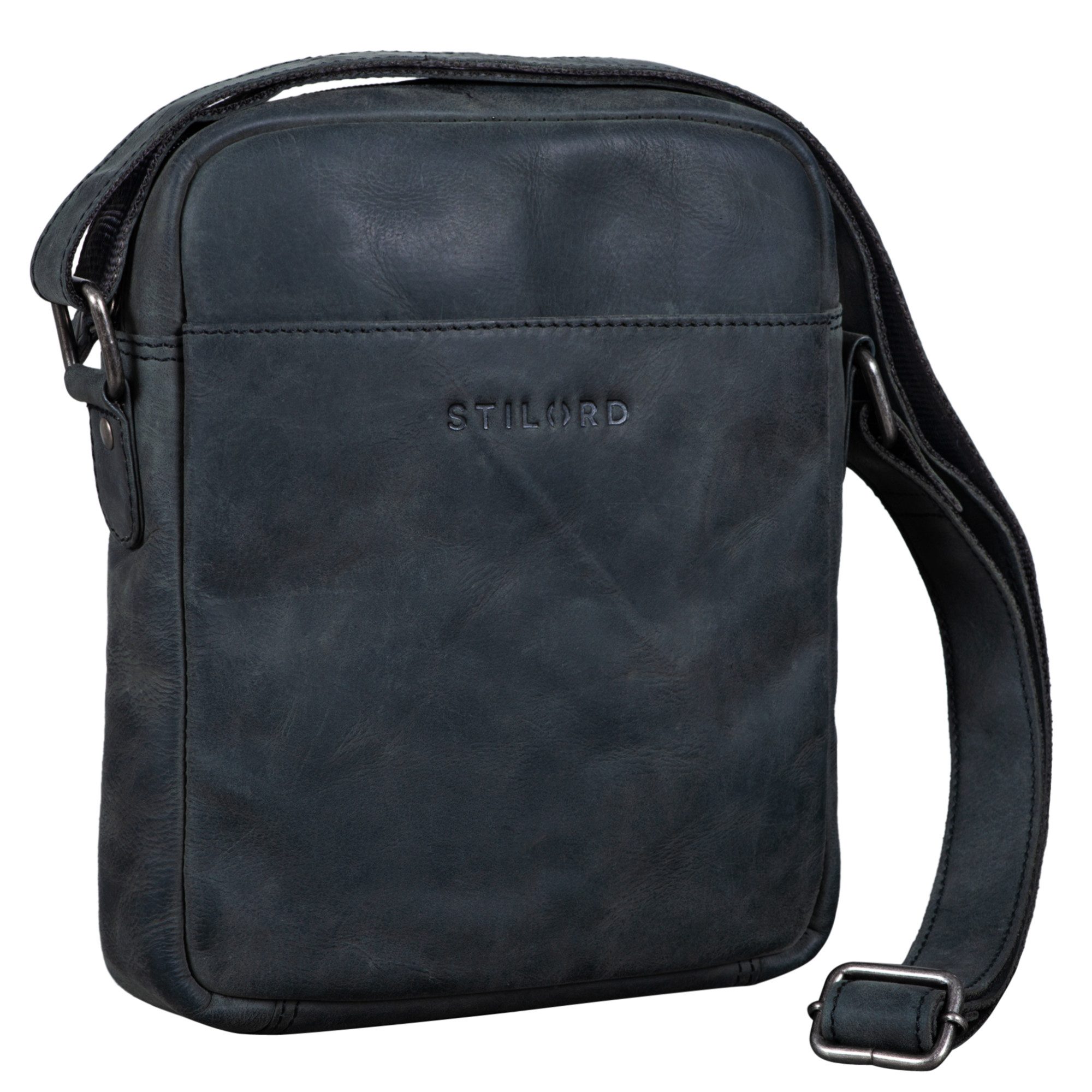 STILORD Schultertasche "Nils" Vintage Ledertasche Umhängetasche Klein