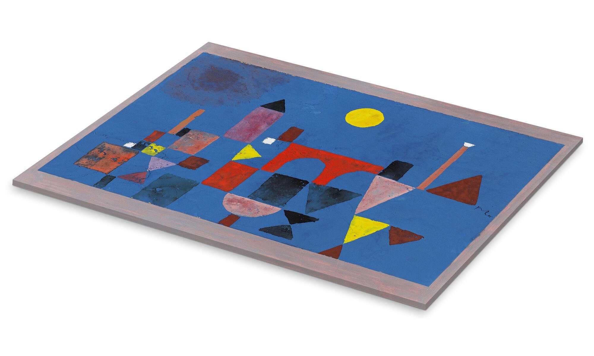 Posterlounge Poster Paul Klee, Rote Brücke, günstig online kaufen