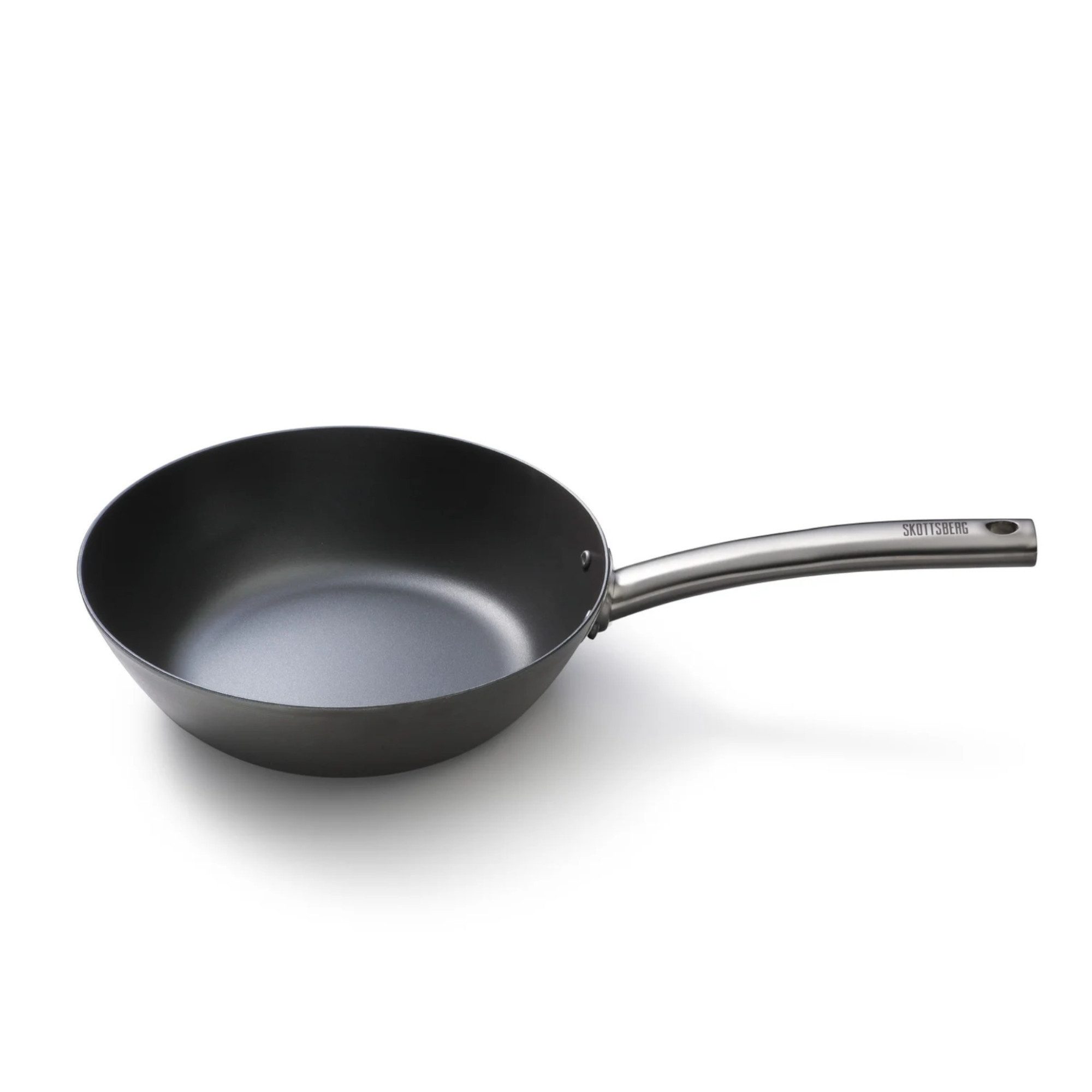 Skottsberg Wok Skottsberg Wok Carbon Steel 28 cm, Karbonstahl mit Griff aus Edelstahl