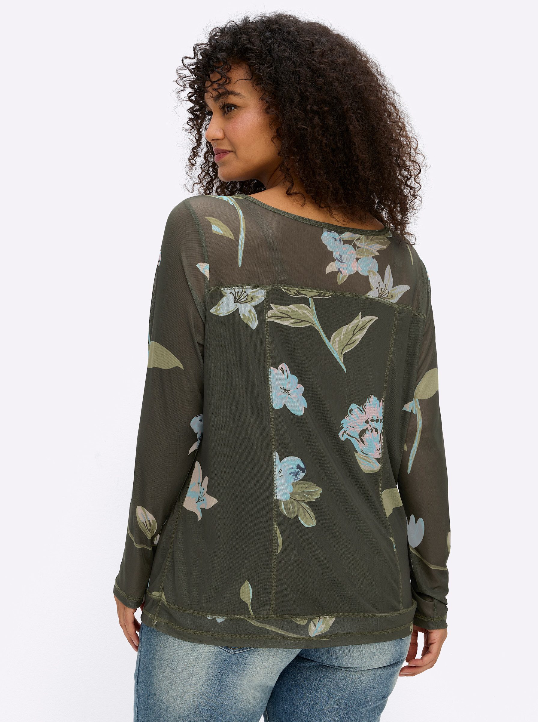 sheego by Joe Browns T-Shirt Langarm-Shirt Langarm günstig online kaufen