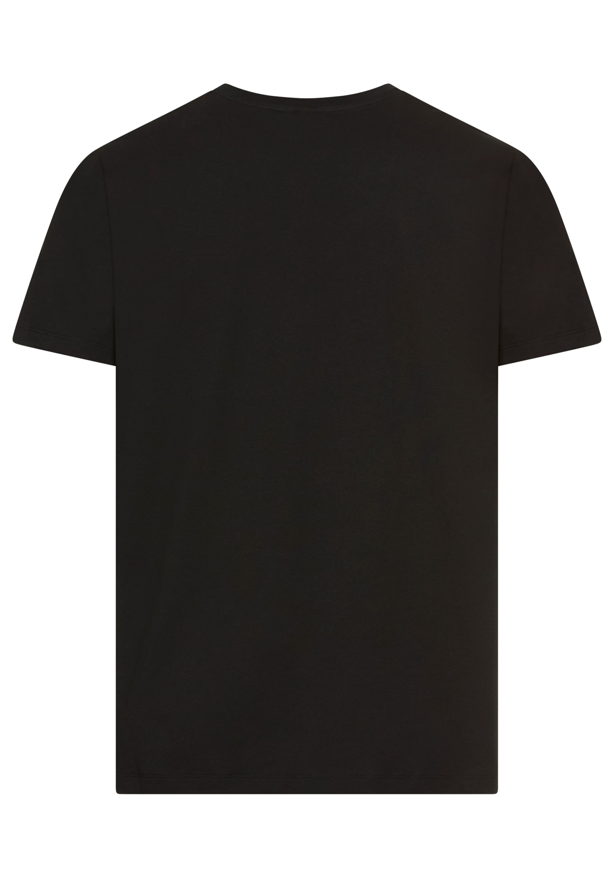 BOSS T-Shirt Rundhals, Jersey, kleines Logo, regular fit