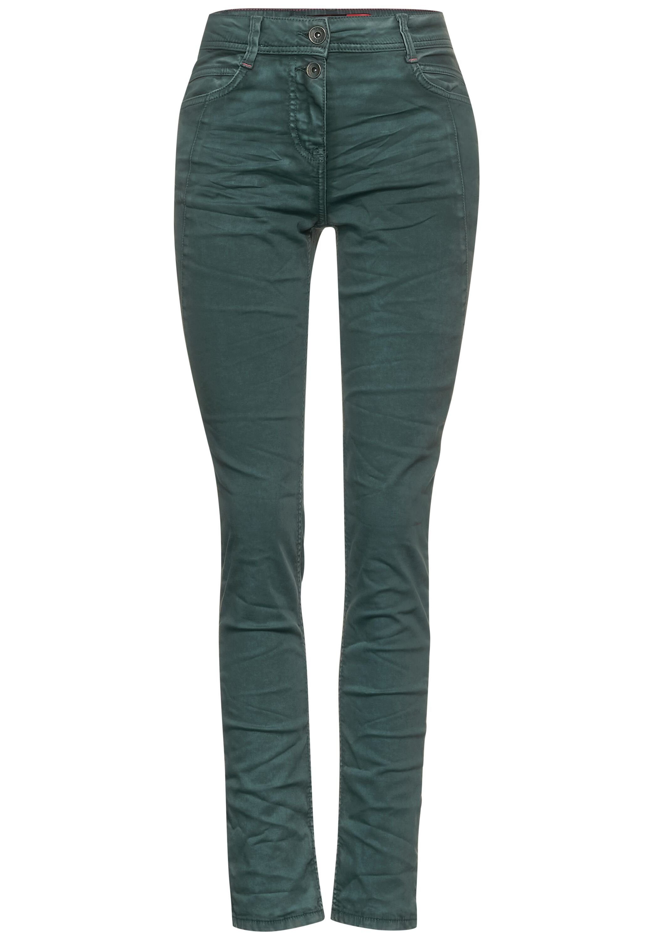 Stoffhose ponderosa pine Waist green High Cecil