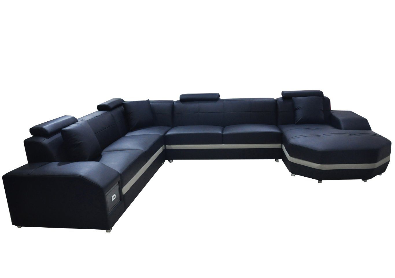 JVmoebel Ecksofa »Ecke Leder Modern XXL Couch Wohnlandschaft Sitz