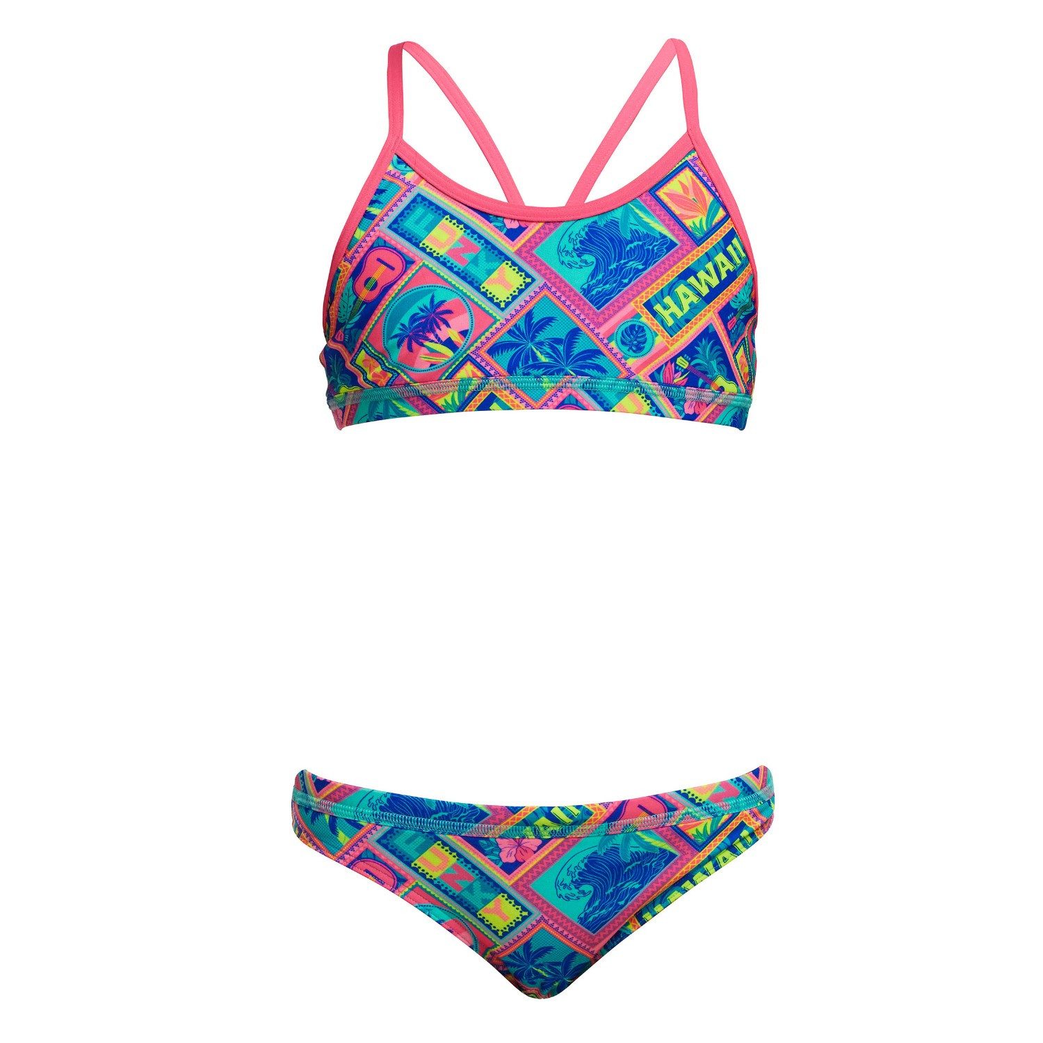 Funkita Bandeau-Bikini Coco Canel zweiteiler chlorresistent