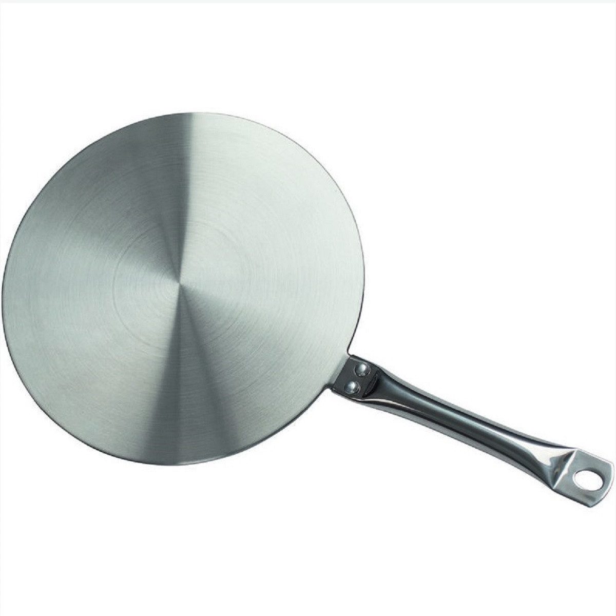 MATO Einzel-Induktionskochplatte Adapterplatte aus Edelstahl Ø 23,5cm